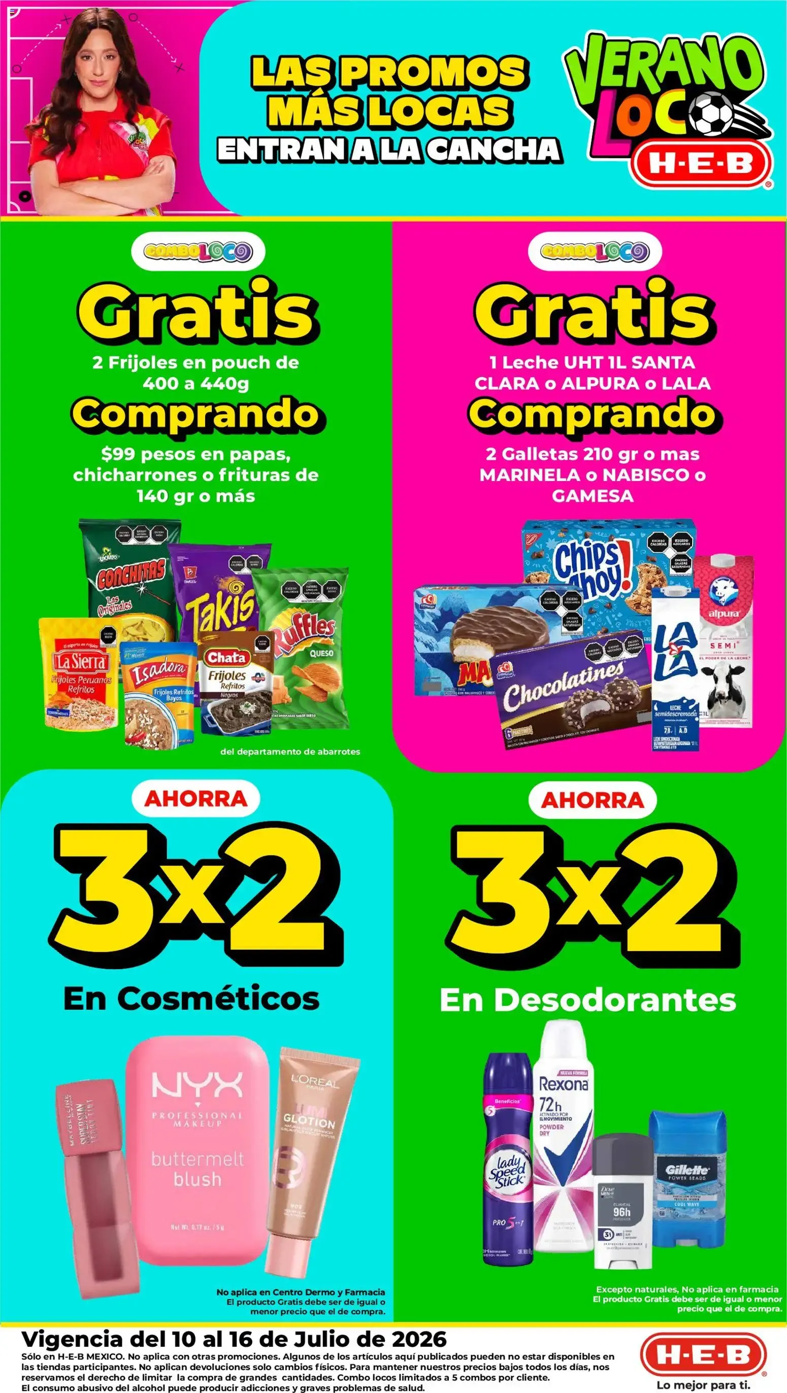 Catálogo de Verano Loco H-E-B 10 de julio al 16 de julio 2026 - Pagina 1