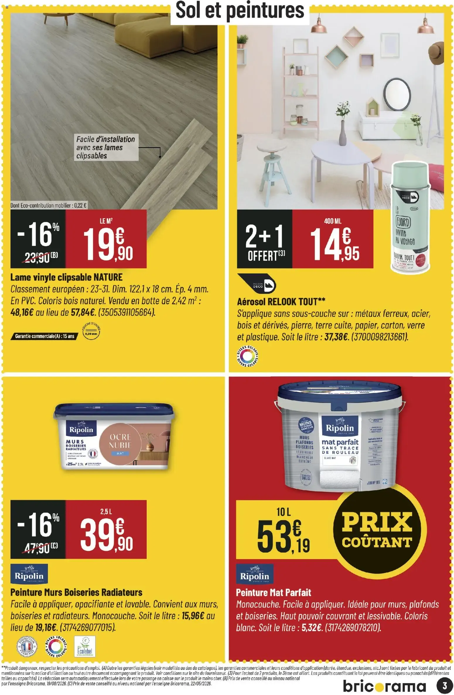 Bricorama catalogue à partir du 19/08/2026 - promo en ligne du 19 août au 30 août 2026 - Catalogue page 3