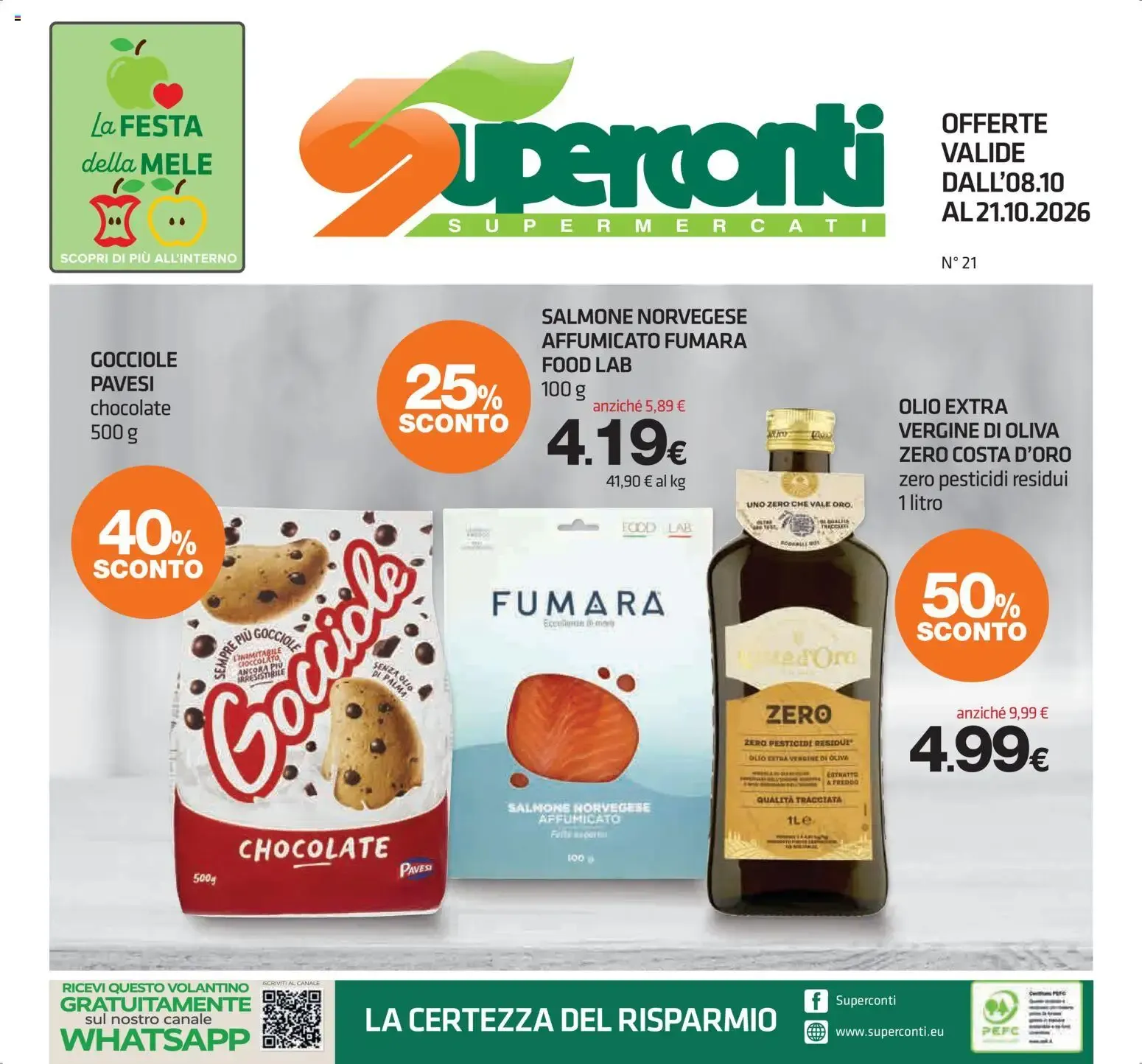 Superconti volantino dal 08/10/2026 - online Offerte
