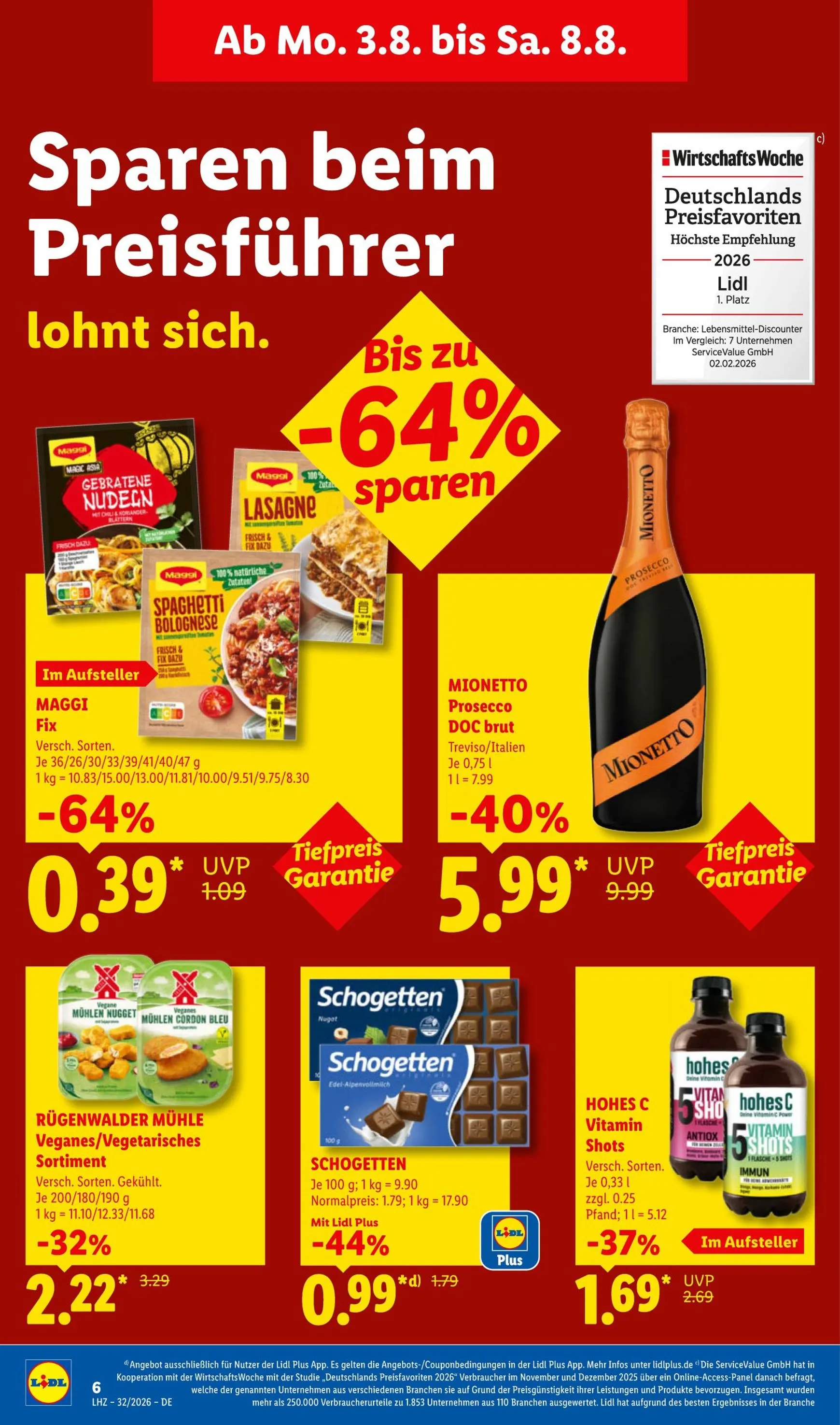 Lidl Prospekt nächste Woche – von Montag 03.08.2026 bis Samstag 08.08.2026 von 3. August bis 8. August 2026 - Prospekt seite 15