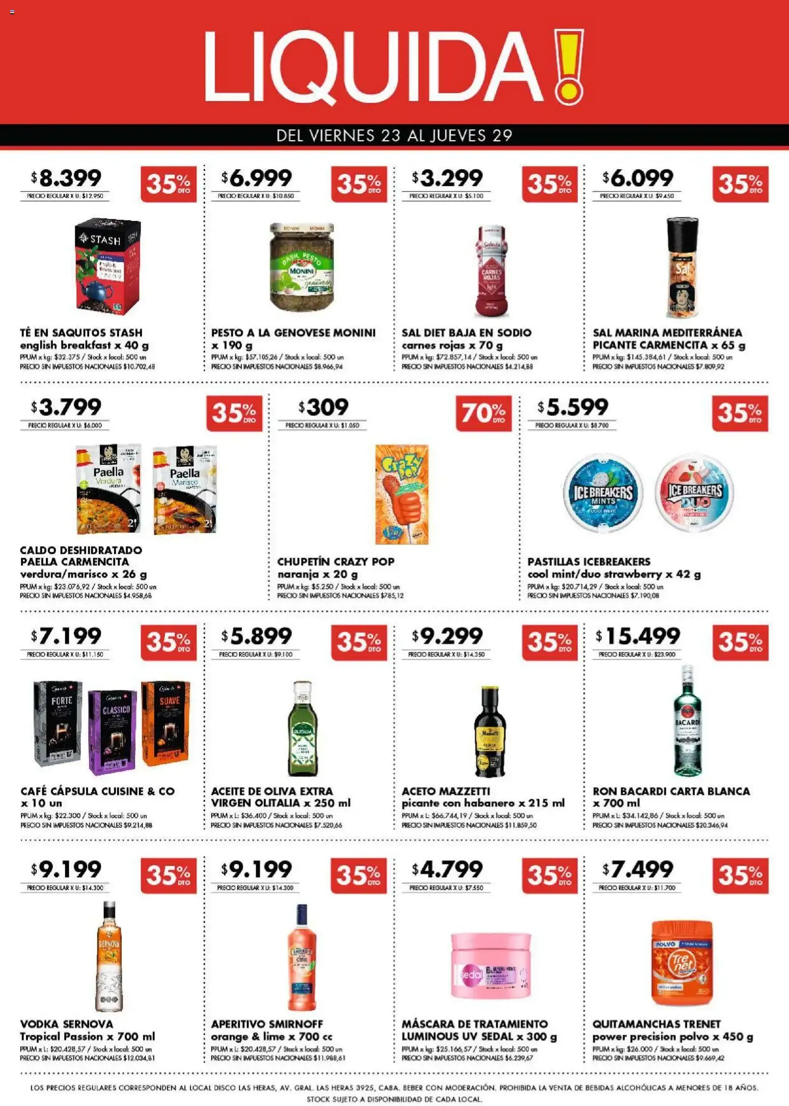 Ofertas de Disco Ofertas del 23/10/2026 - 25/10/2026 23 de octubre al 25 de octubre 2026 - Página 10 del catálogo