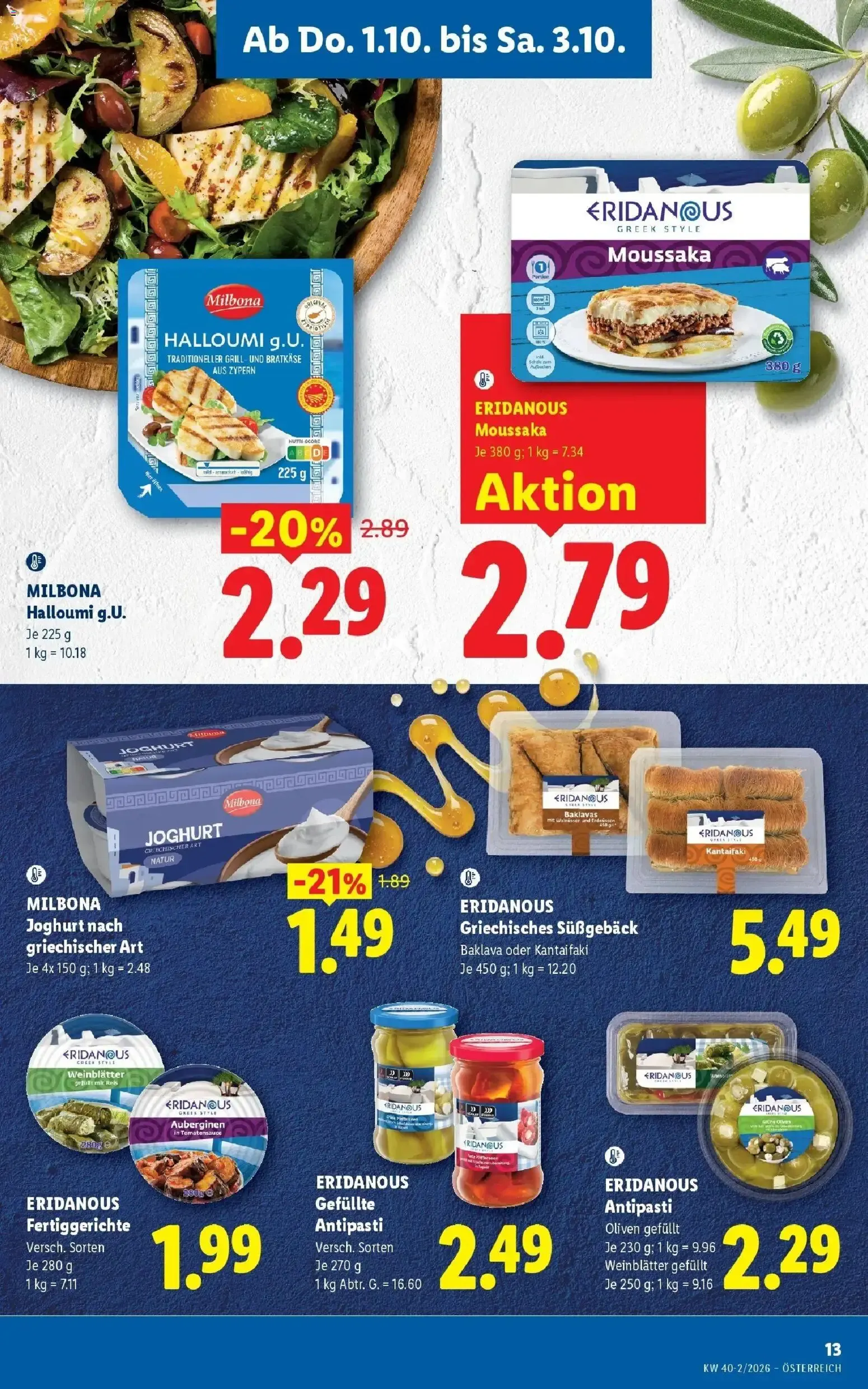 Lidl Aktion von 1. Oktober bis 3. Oktober 2026 - Flugblätt seite  15