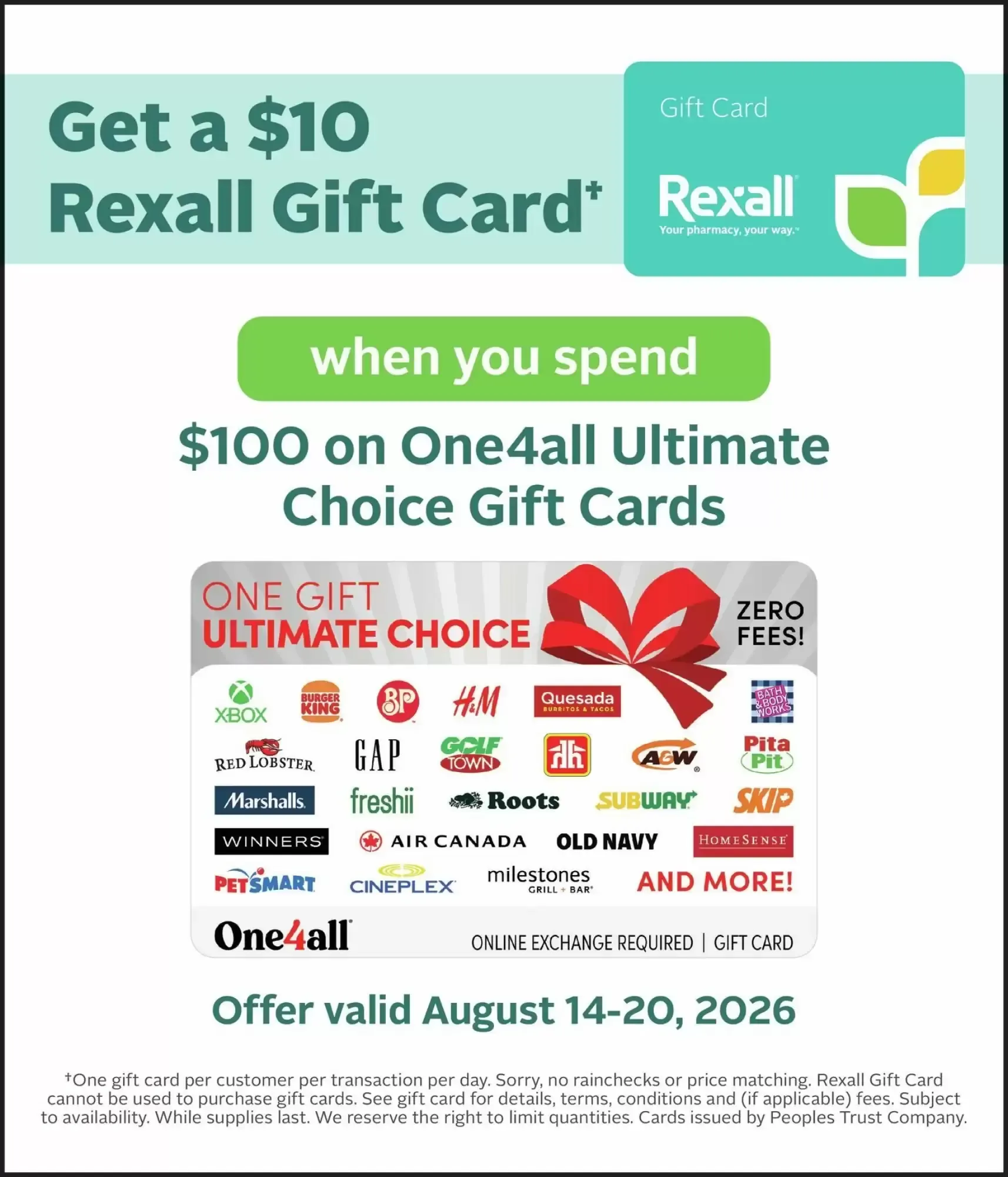 Rexall flyer week 33 from August 14 to August 20 2026 - flyer page 14