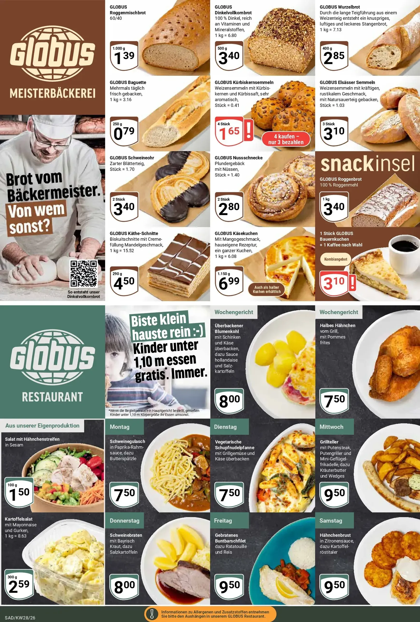 Globus - Schwandorf Prospekt – von Montag 06.07.2026 bis Samstag 11.07.2026 von 6. Juli bis 11. Juli 2026 - Prospekt seite 7