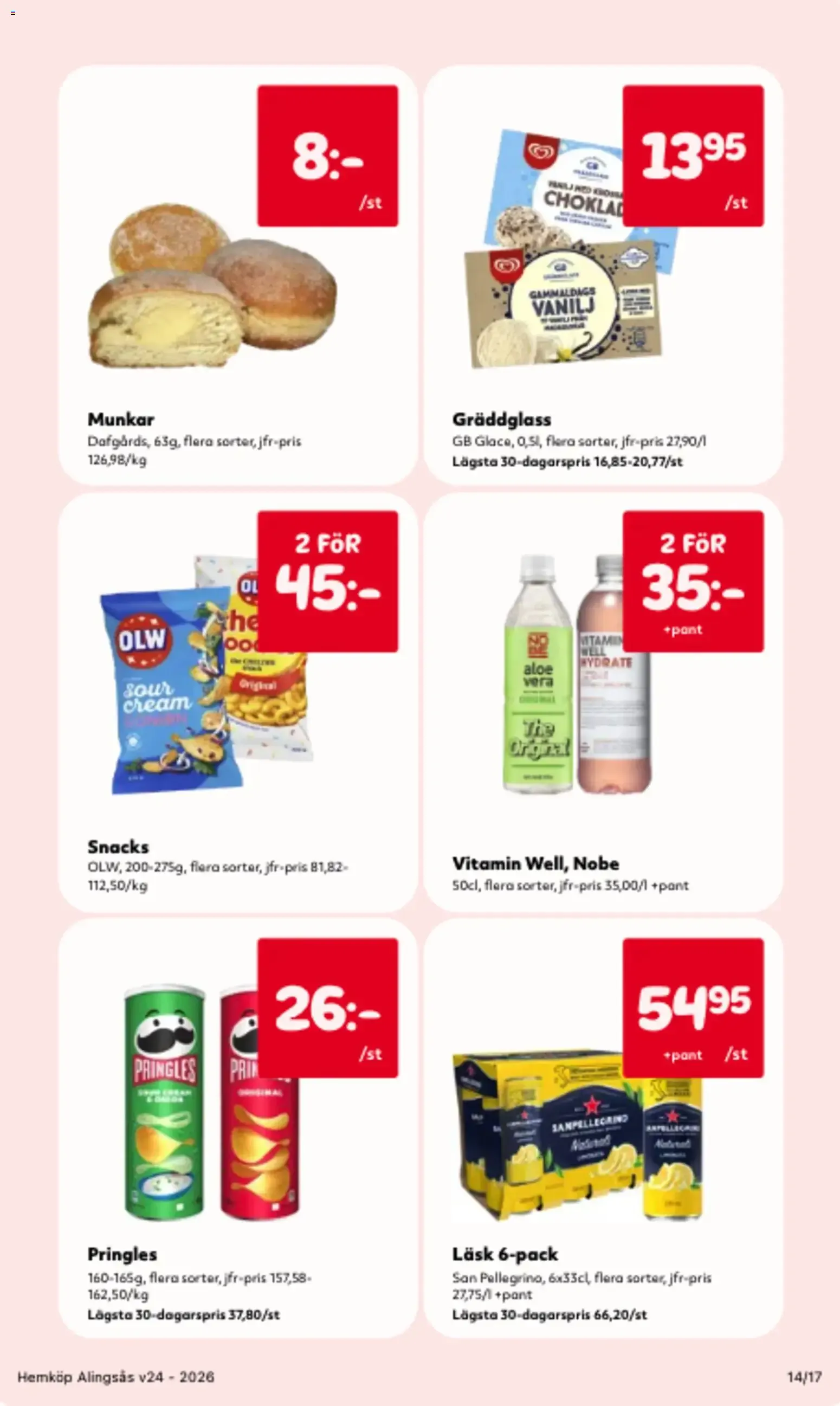Hemköp VECKANS BÄSTA PRISER! från 8 juni till 14 juni 2026 - Reklamblad sidor 14