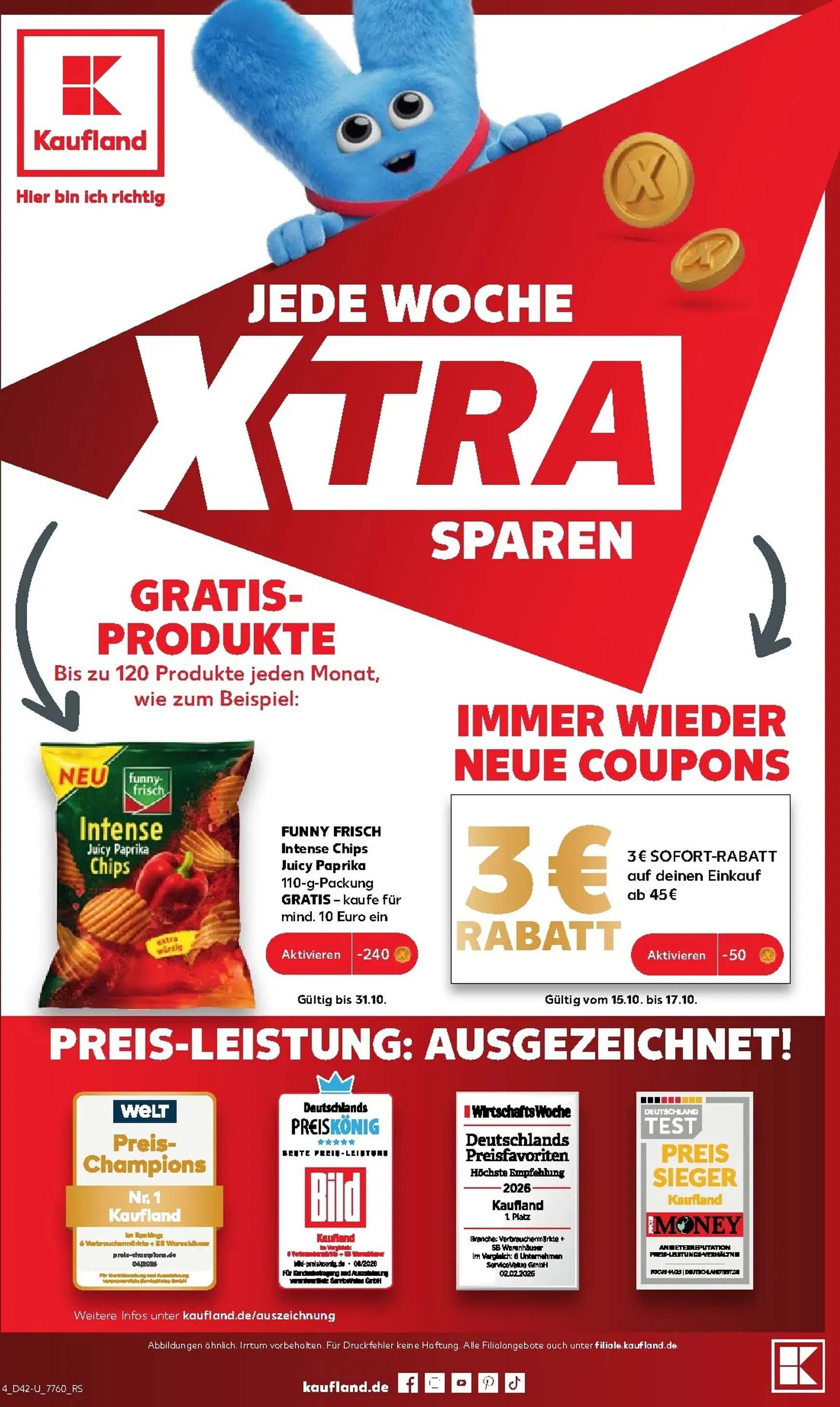 Kaufland Prospekt nächste Woche – von Montag 12.10.2026 bis Samstag 17.10.2026 von 12. Oktober bis 17. Oktober 2026 - Prospekt seite 4