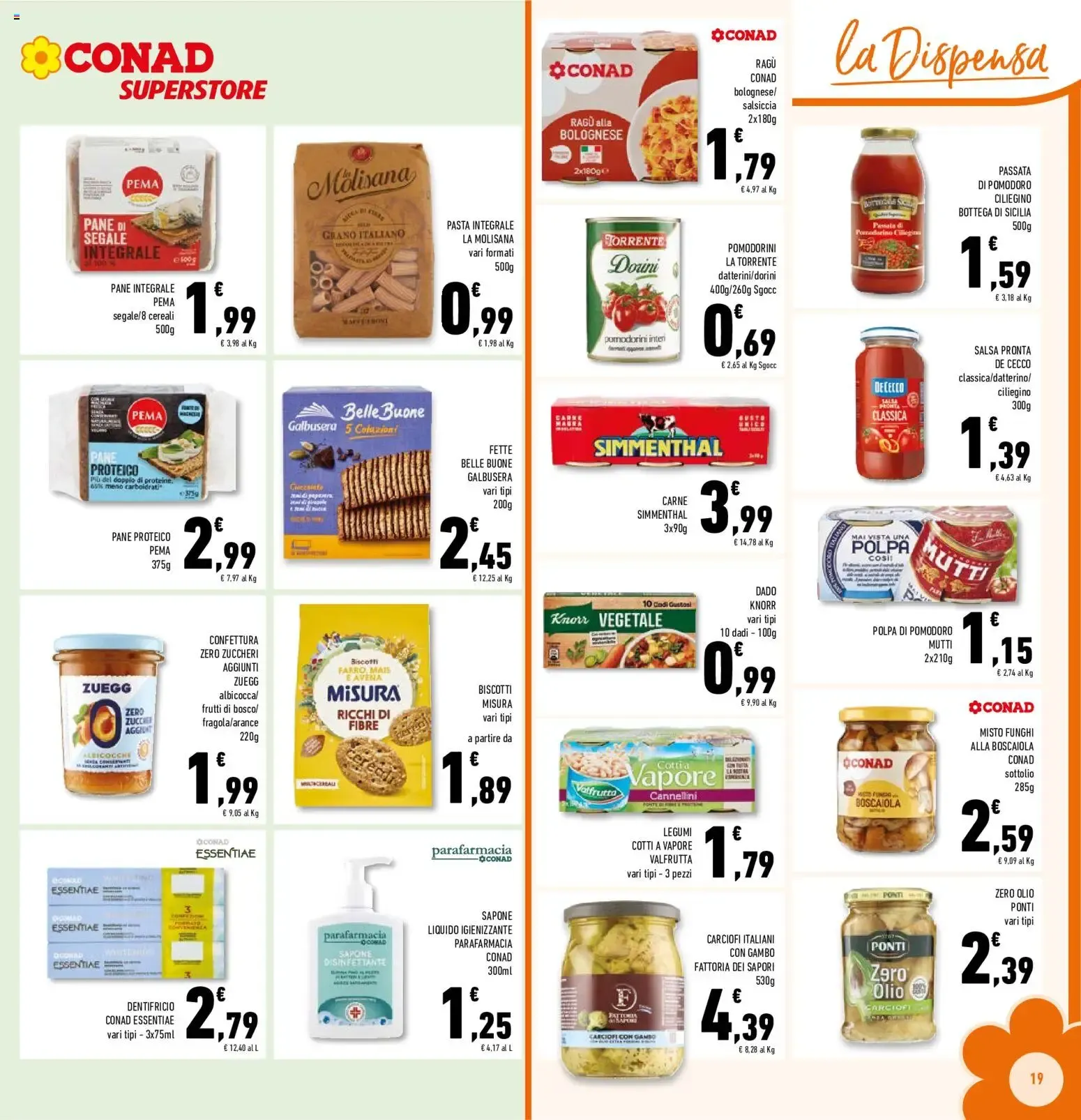Anteprima volantino Conad dal 07/10/2026 prossima settimana da 7 ottobre a 18 ottobre di 2026 - Pagina del volantino 19