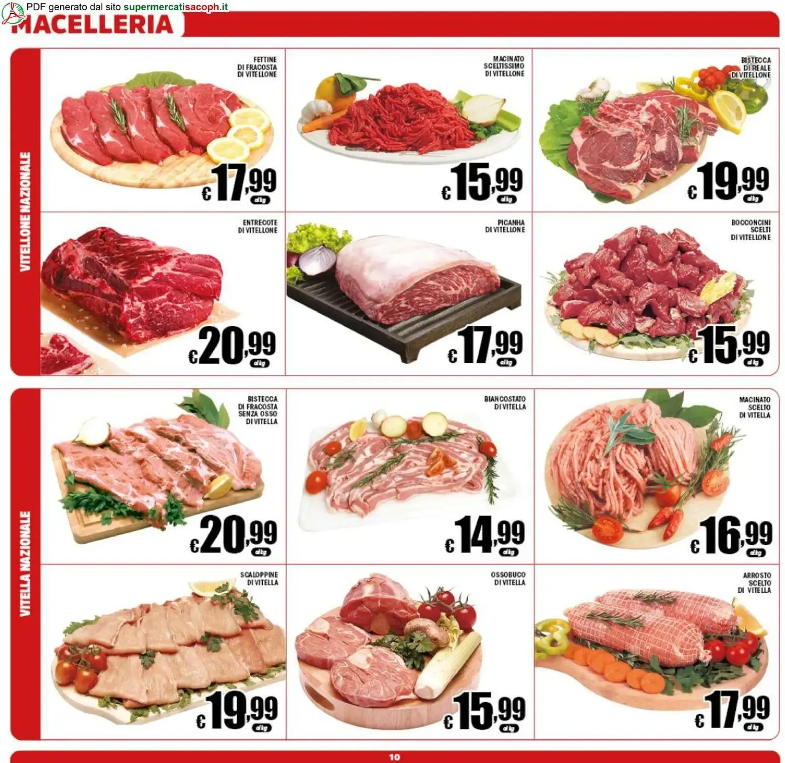 Sacoph volantino dal 10/06/2026 - online Offerte da 10 giugno a 18 giugno di 2026 - Pagina del volantino 10