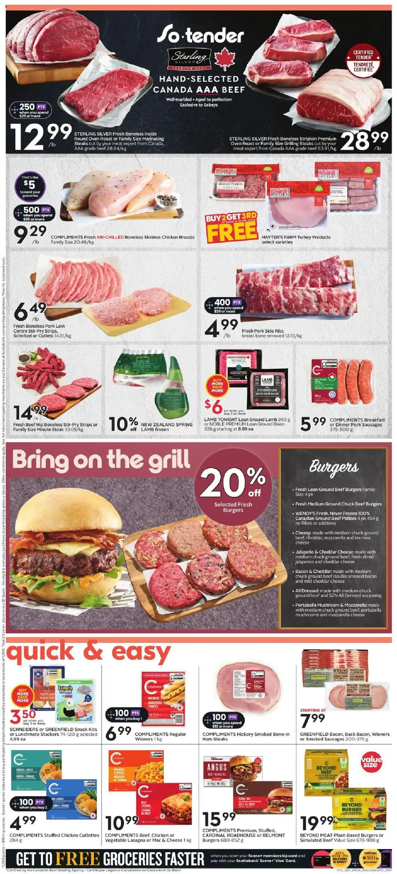 Sobeys weekly flyer / circulaire from Aug 13, 2026 > weekly specials & deals from August 13 to August 19 2026 - flyer page 6
