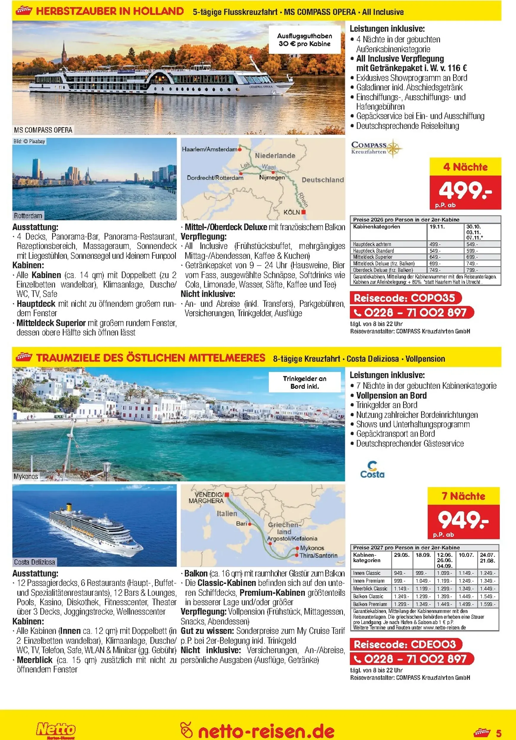 Netto Marken Discount - Reisen Prospekt – von Donnerstag 01.10.2026 bis Samstag 31.10.2026 von 1. Oktober bis 31. Oktober 2026 - Prospekt seite 5