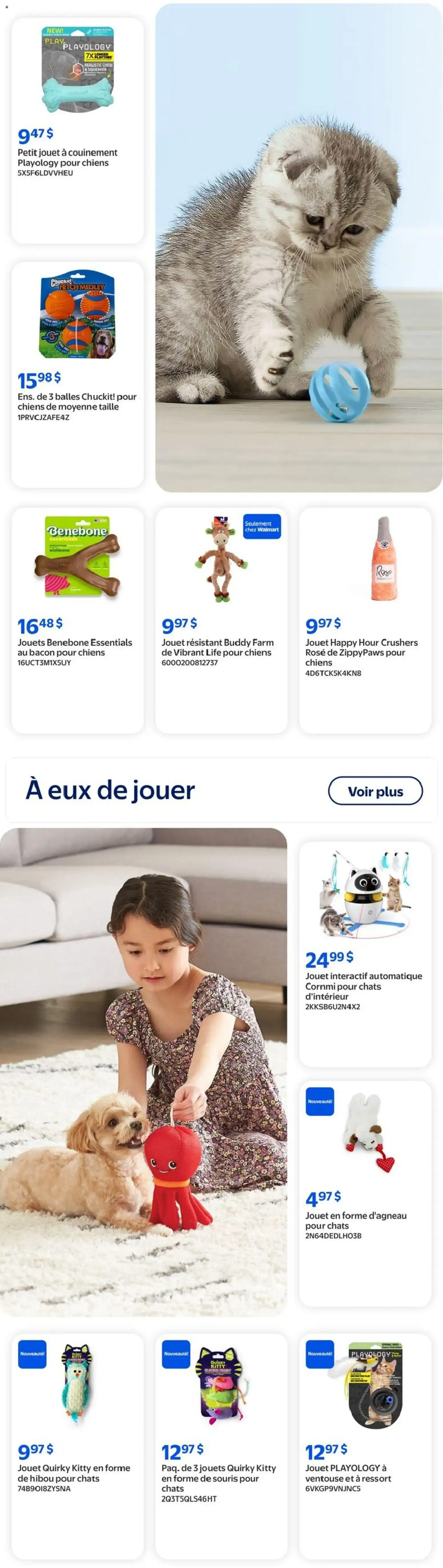 Walmart circulaire - La promo pour animaux from Aug 27, 2026 > weekly specials & deals from August 27 to September 2 2026 - flyer page 5