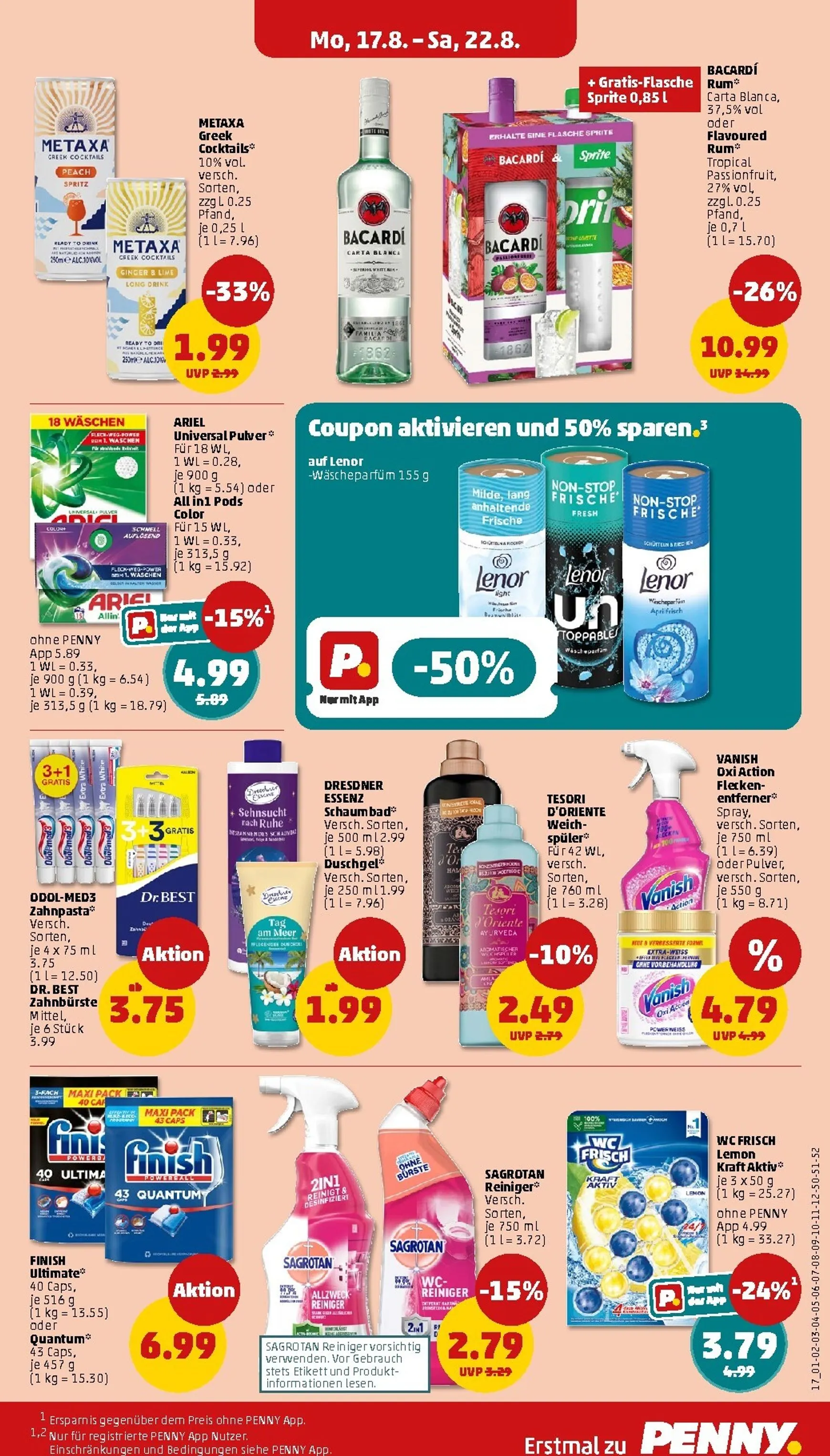PENNY Prospekt nächste Woche – von Montag 17.08.2026 bis Samstag 22.08.2026 von 17. August bis 22. August 2026 - Prospekt seite 23