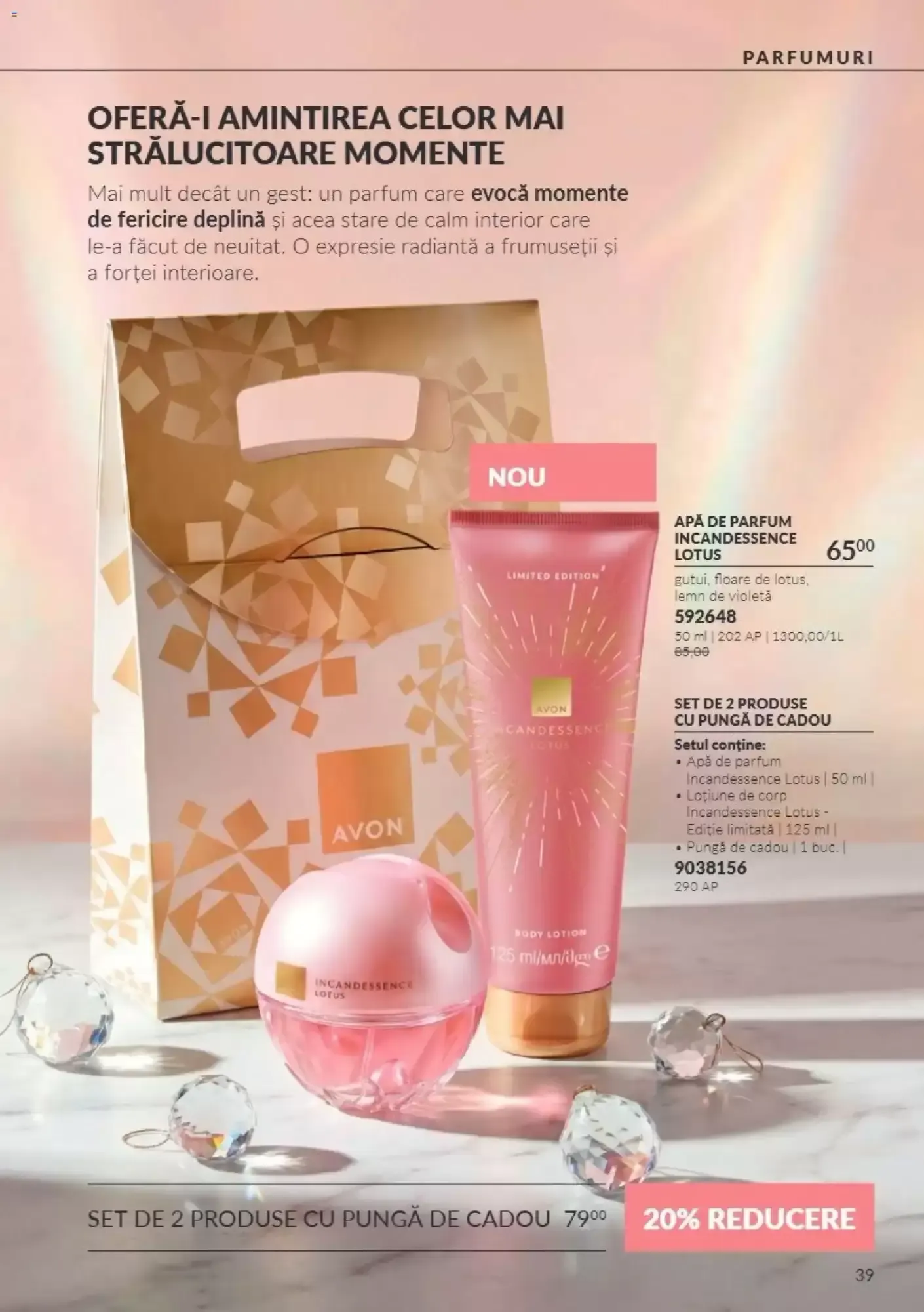 Catalog Catalog Avon de la 1 noiembrie până la 30 noiembrie 2026 - Revista Pagina 39