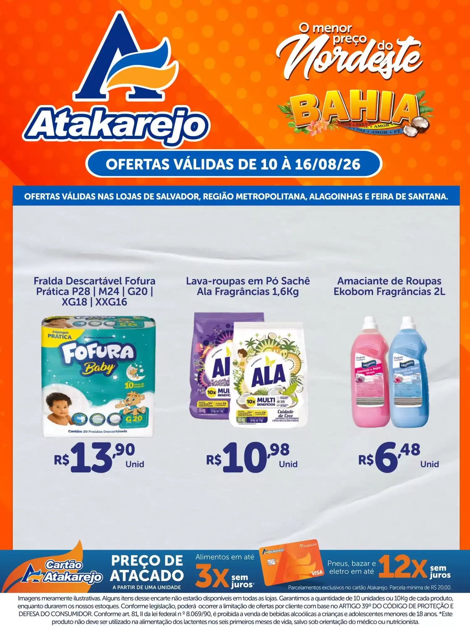 Encarte de Atakarejo Ofertas da Semana BAHIA 10 de agosto até 16 de agosto 2026 - Pagina 6