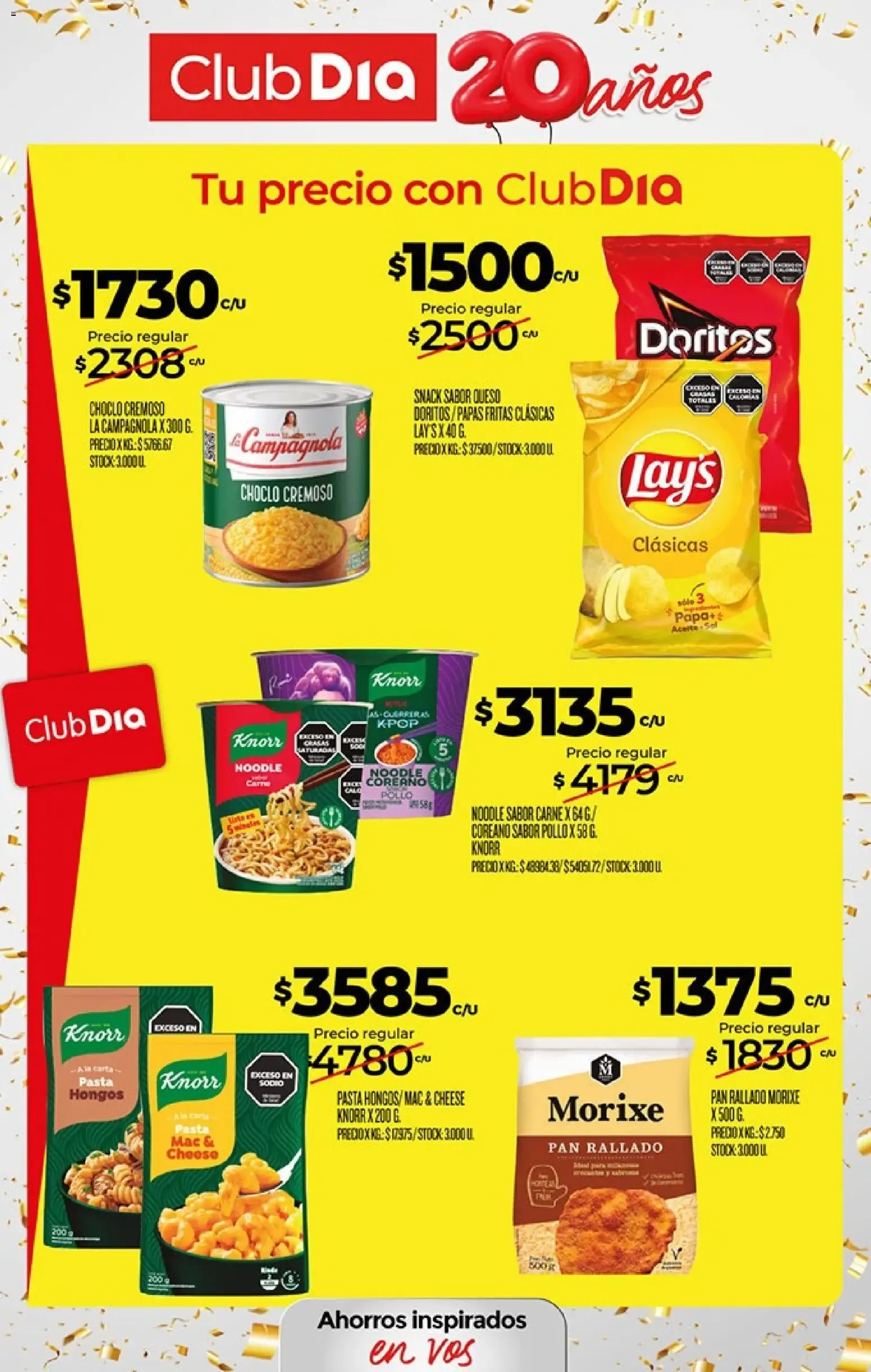 Ofertas de Club Dia 20 años - Tu precio con Club Dia 21 de octubre al 26 de octubre 2026 - Página 26 del catálogo