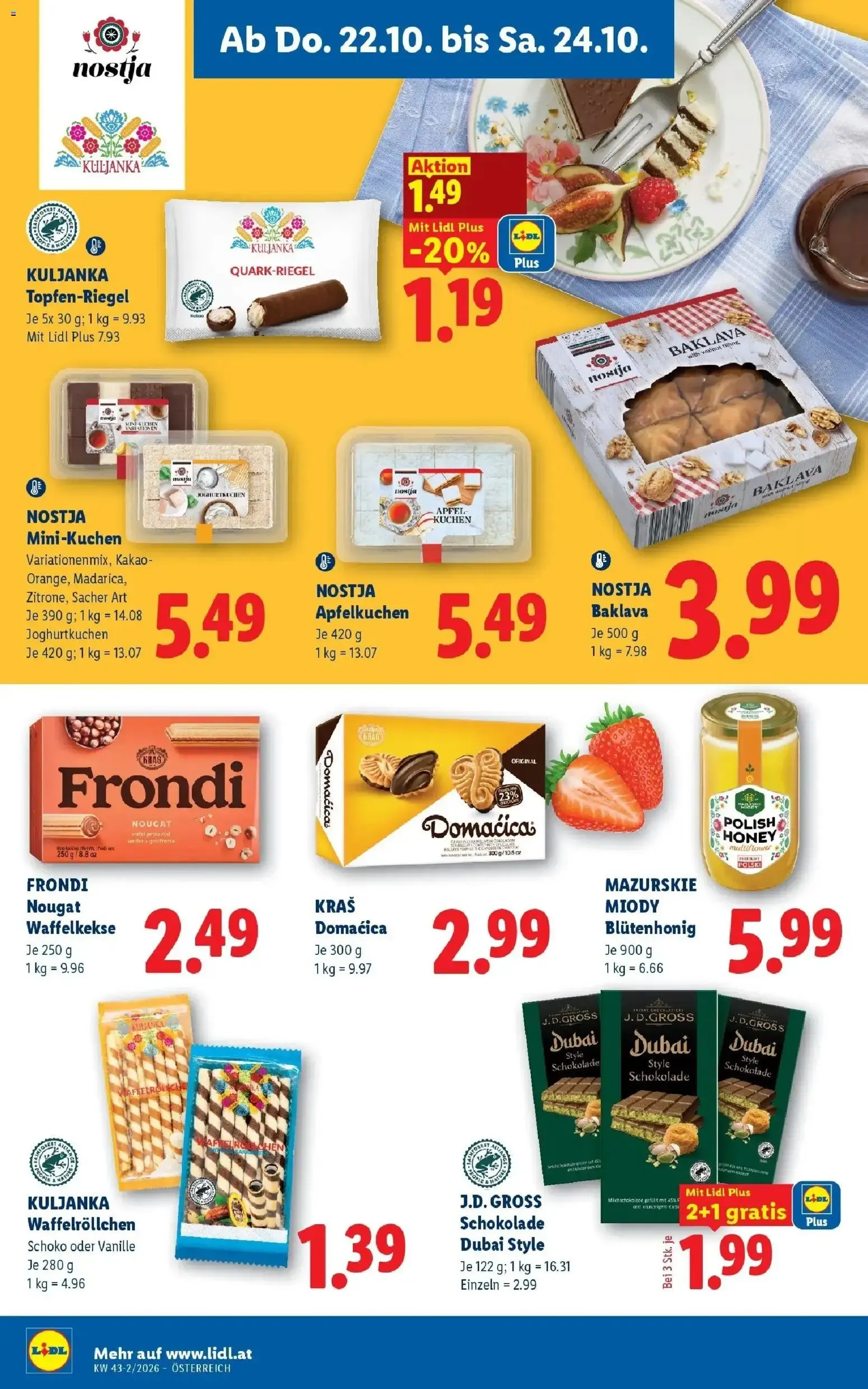 Lidl Flugblatt - Wien ab 18.10.2026 - Angebote ab donnerstag von 22. Oktober bis 24. Oktober 2026 - Flugblätt seite  18