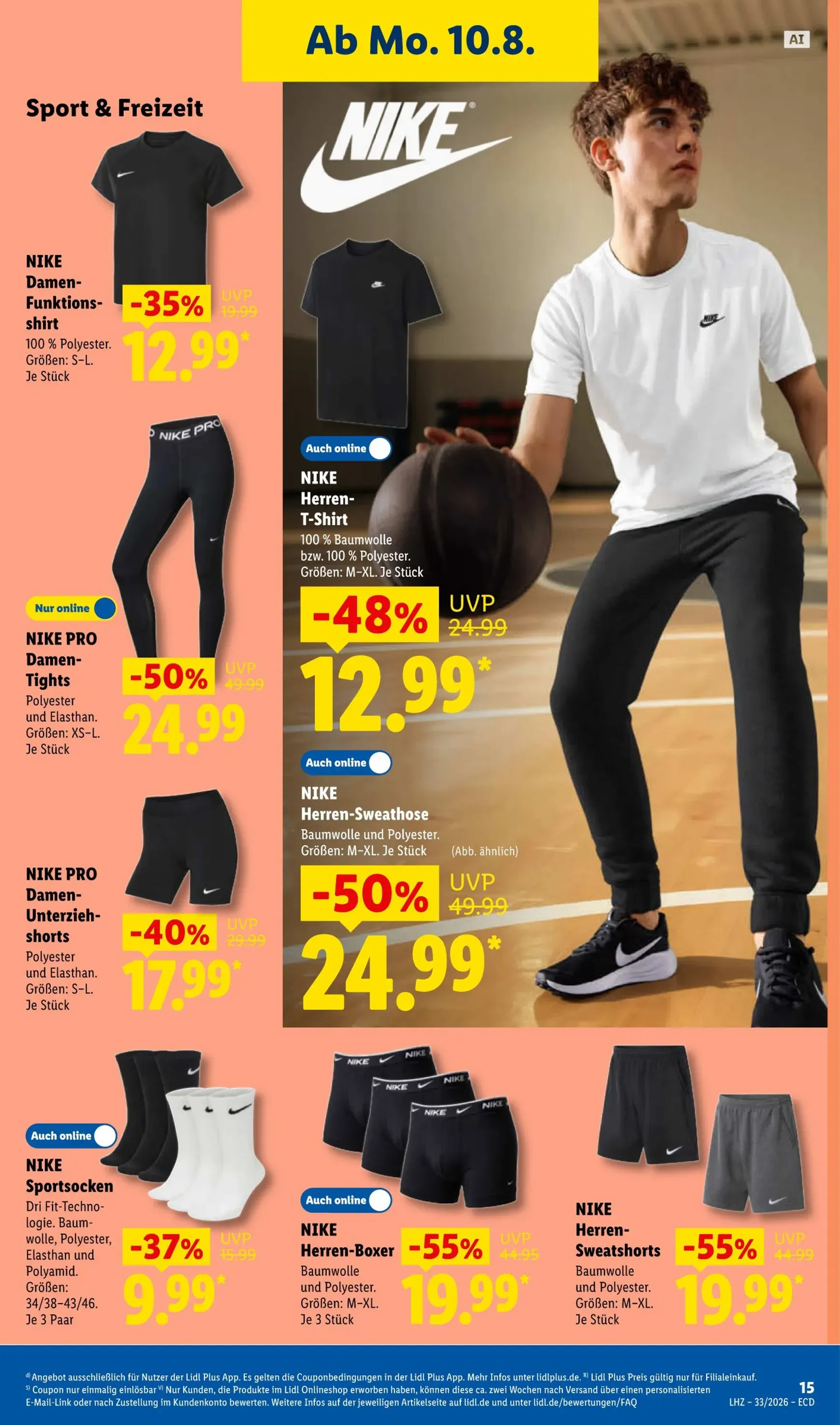 Lidl - Sparen beim Preisführer von 10. August bis 15. August 2026 - Prospekt seite 33