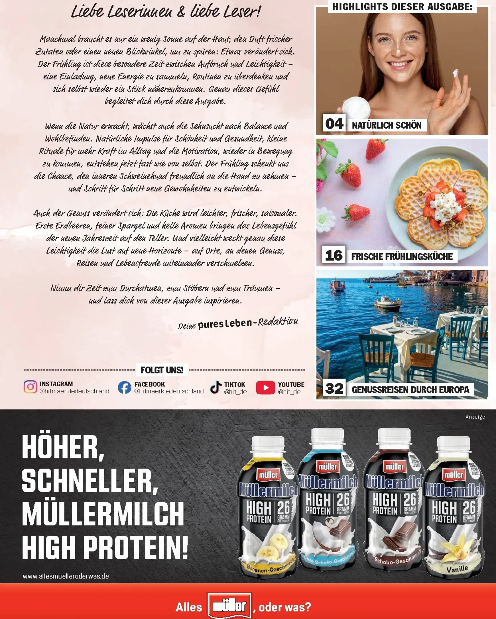 Pures Leben Magazine 02/2026 von 1. April bis 30. Juni 2026 - Prospekt seite 3