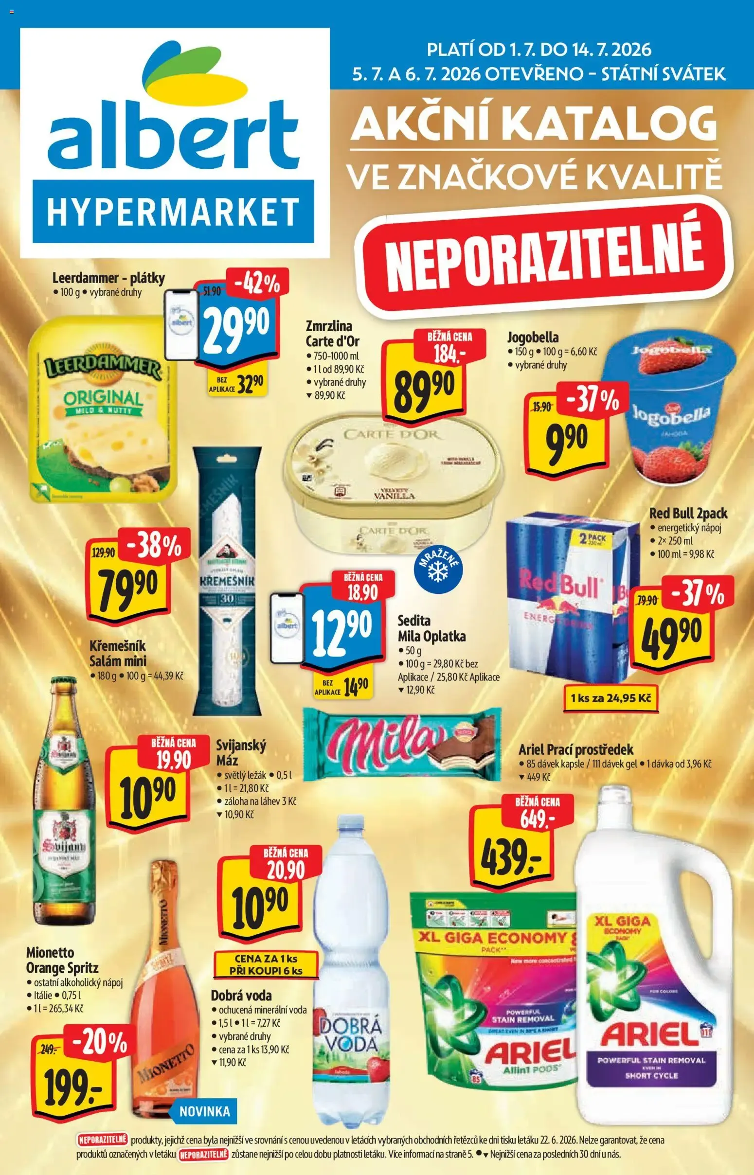 Albert katalog - Hypermarket od 01.07.2026 - Akční leták - 1. července 14. července 2026 - Page 1