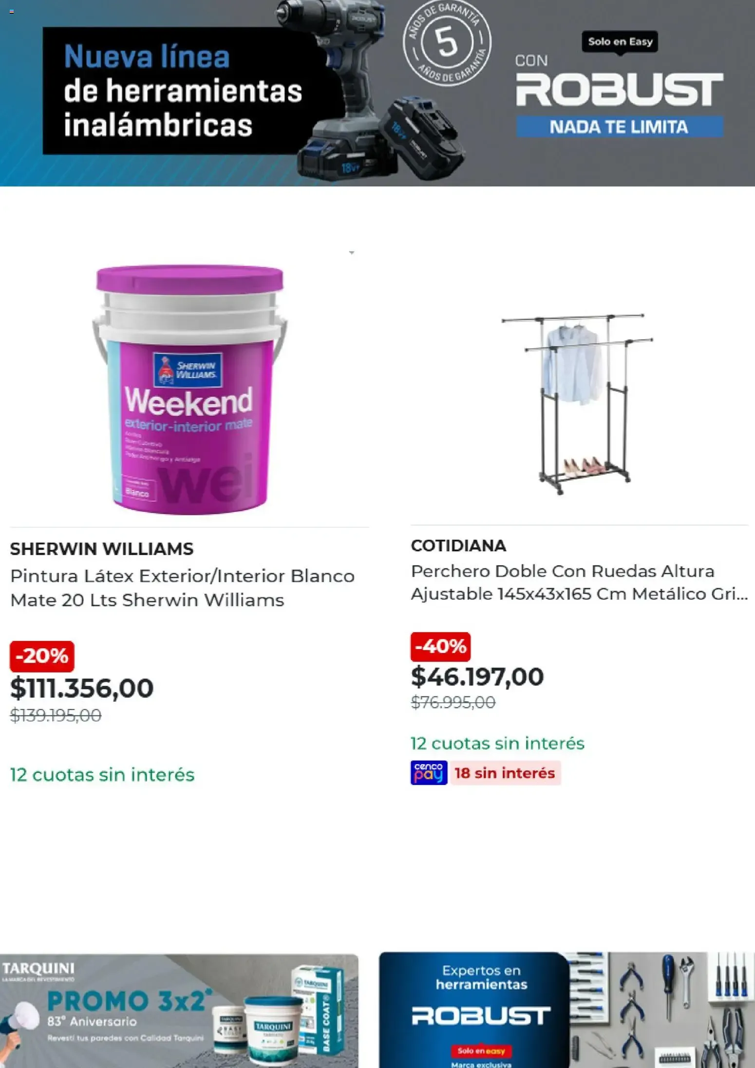 Ofertas de Easy Cencosud - Inigualables Colección Exclusiva Online 30 de junio al 31 de julio 2026 - Página 3 del catálogo