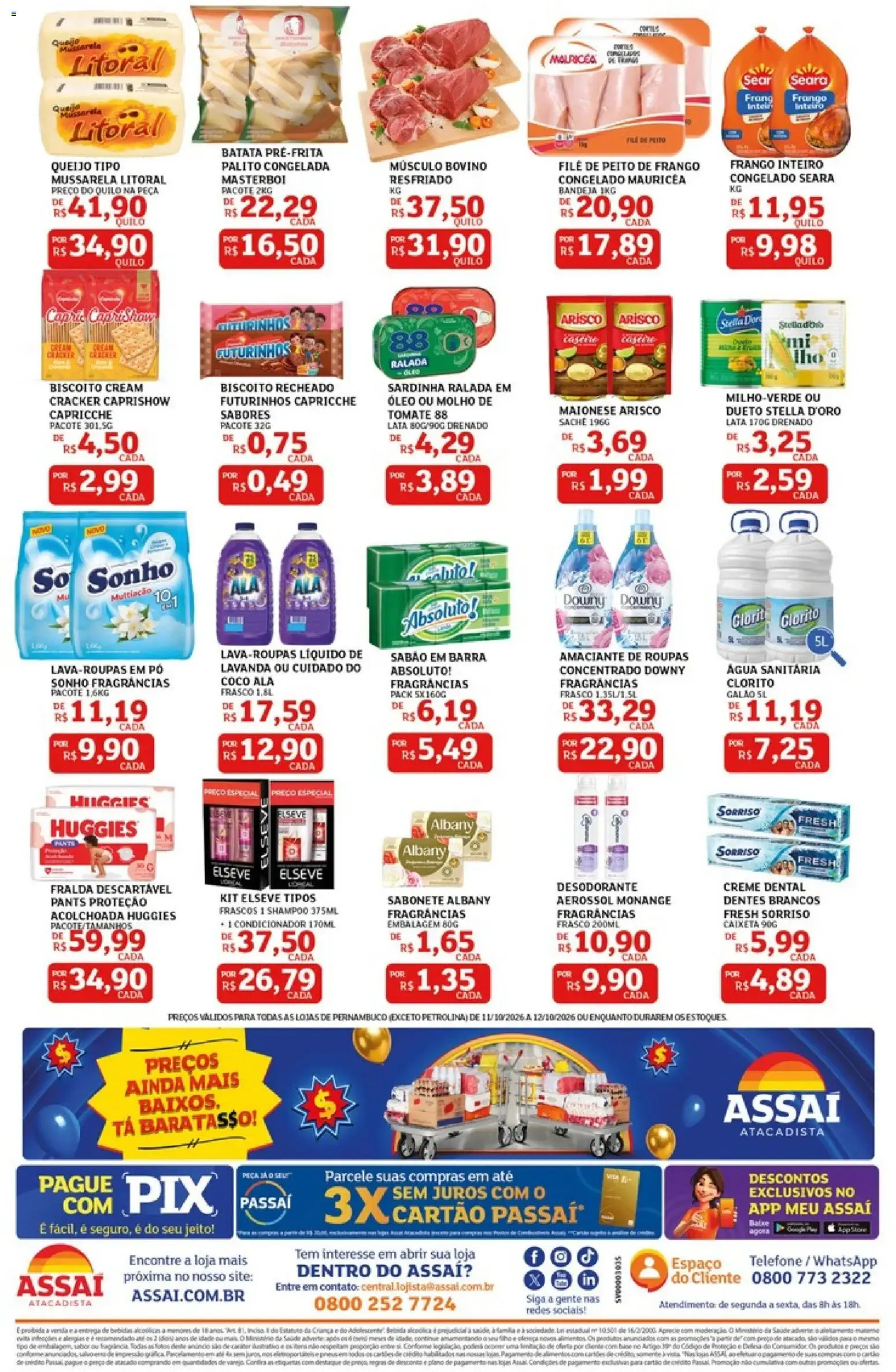 Encarte de Assaí Atacadista - Economizasso de Aniversário 11 de outubro até 12 de outubro 2026 - Pagina 2