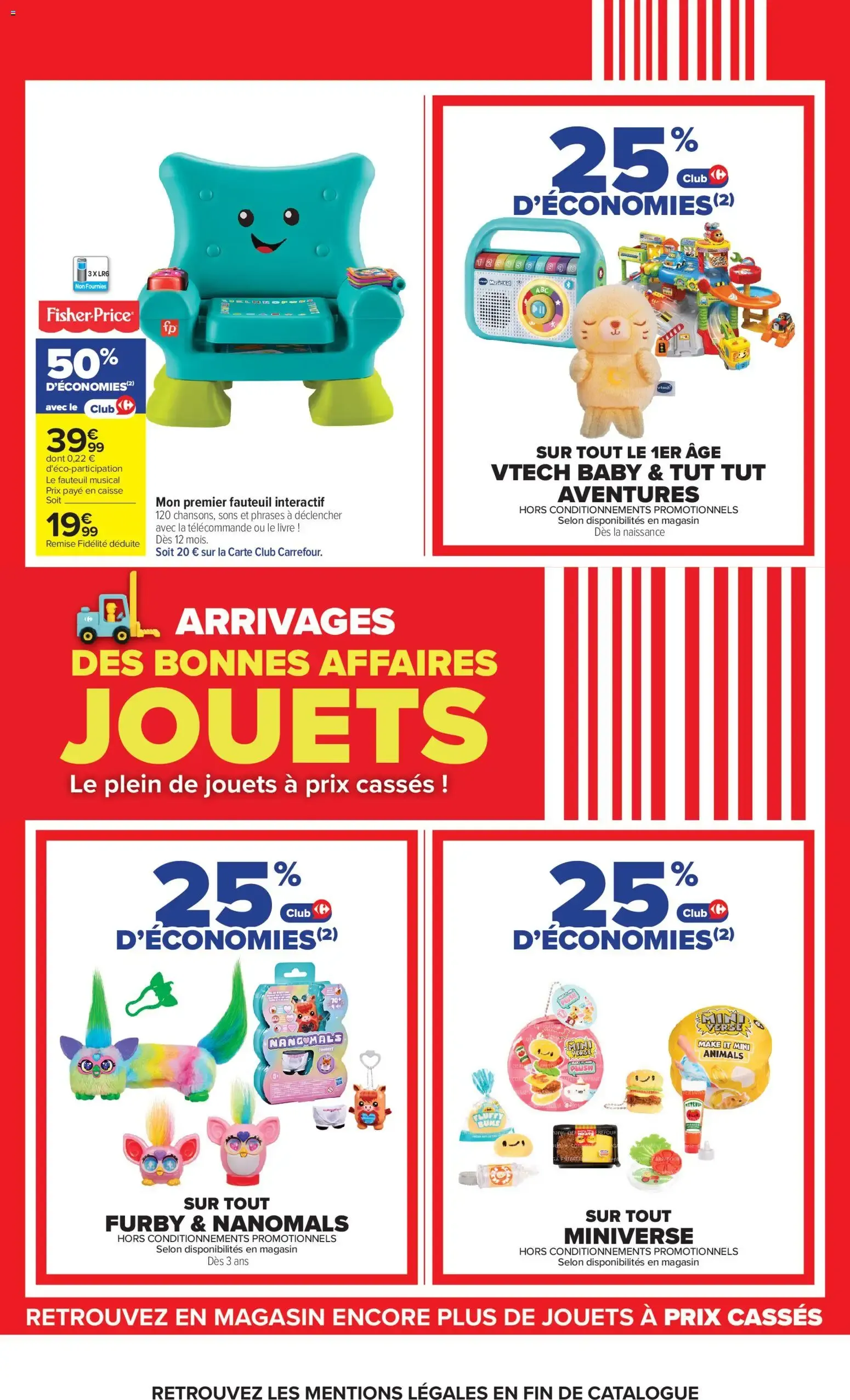 Carrefour Jouets arrivages des bonnes affaires à partir du 22/09/2026 - promo en ligne du 22 septembre au 5 octobre 2026 - Catalogue page 6