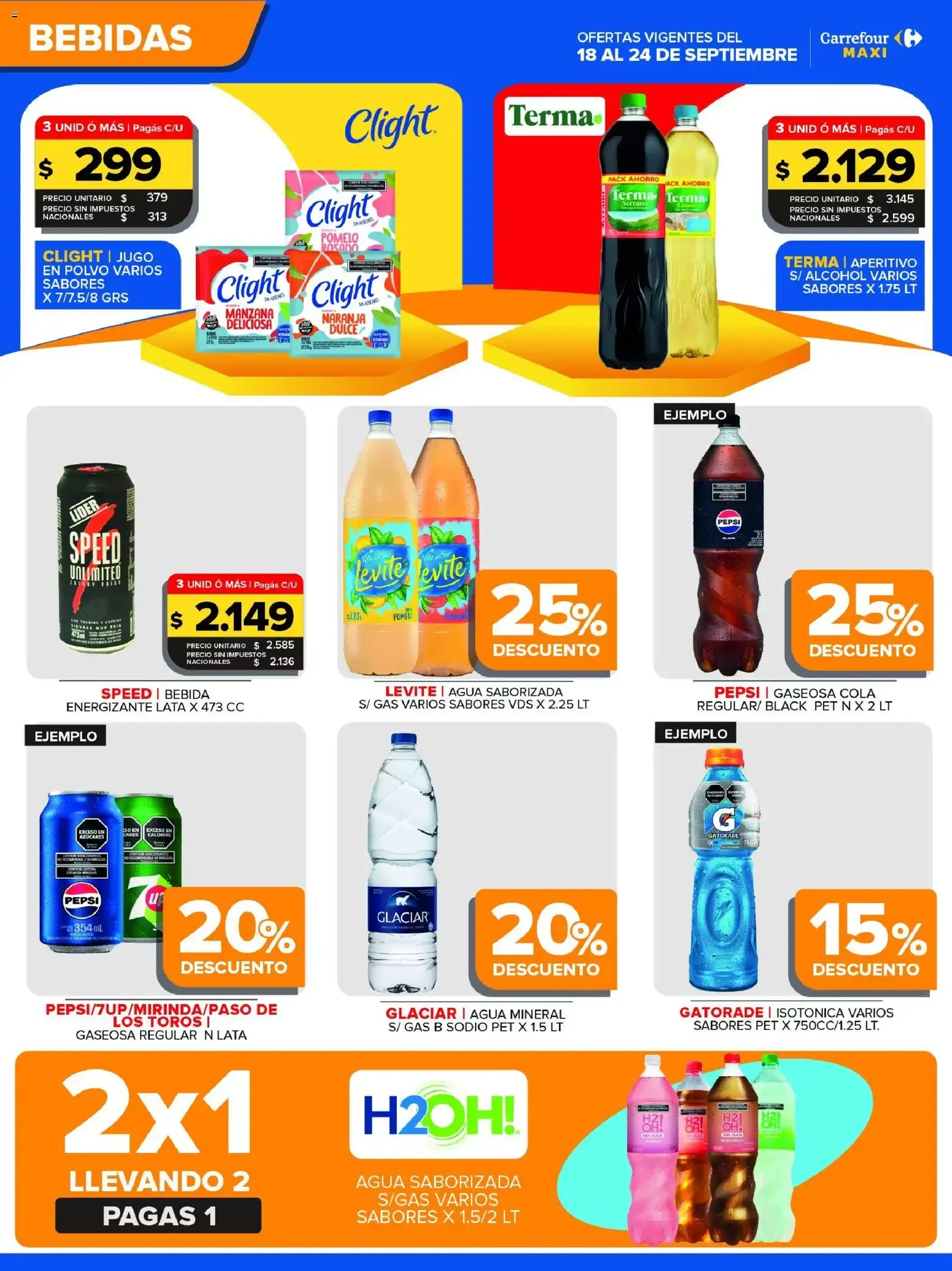 Ofertas de Carrefour Maxi catálogo del 18/09/2026 - 24/09/2026 18 de septiembre al 24 de septiembre 2026 - Página 2 del catálogo