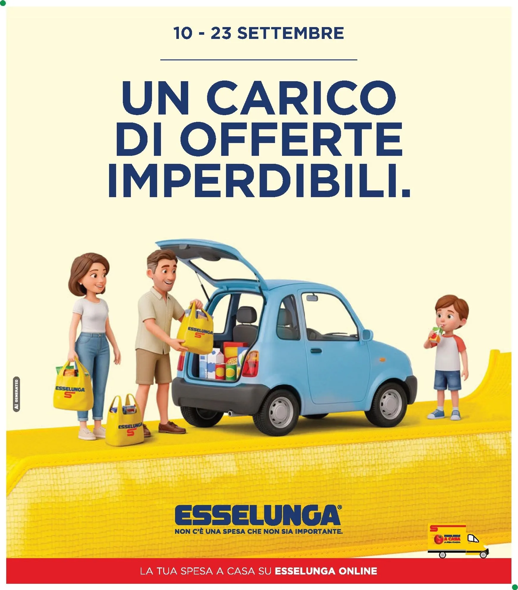 Un carico di offerte imperdibili. Esselunga. da 10 settembre a 23 settembre di 2026 - Pagina del volantino 1