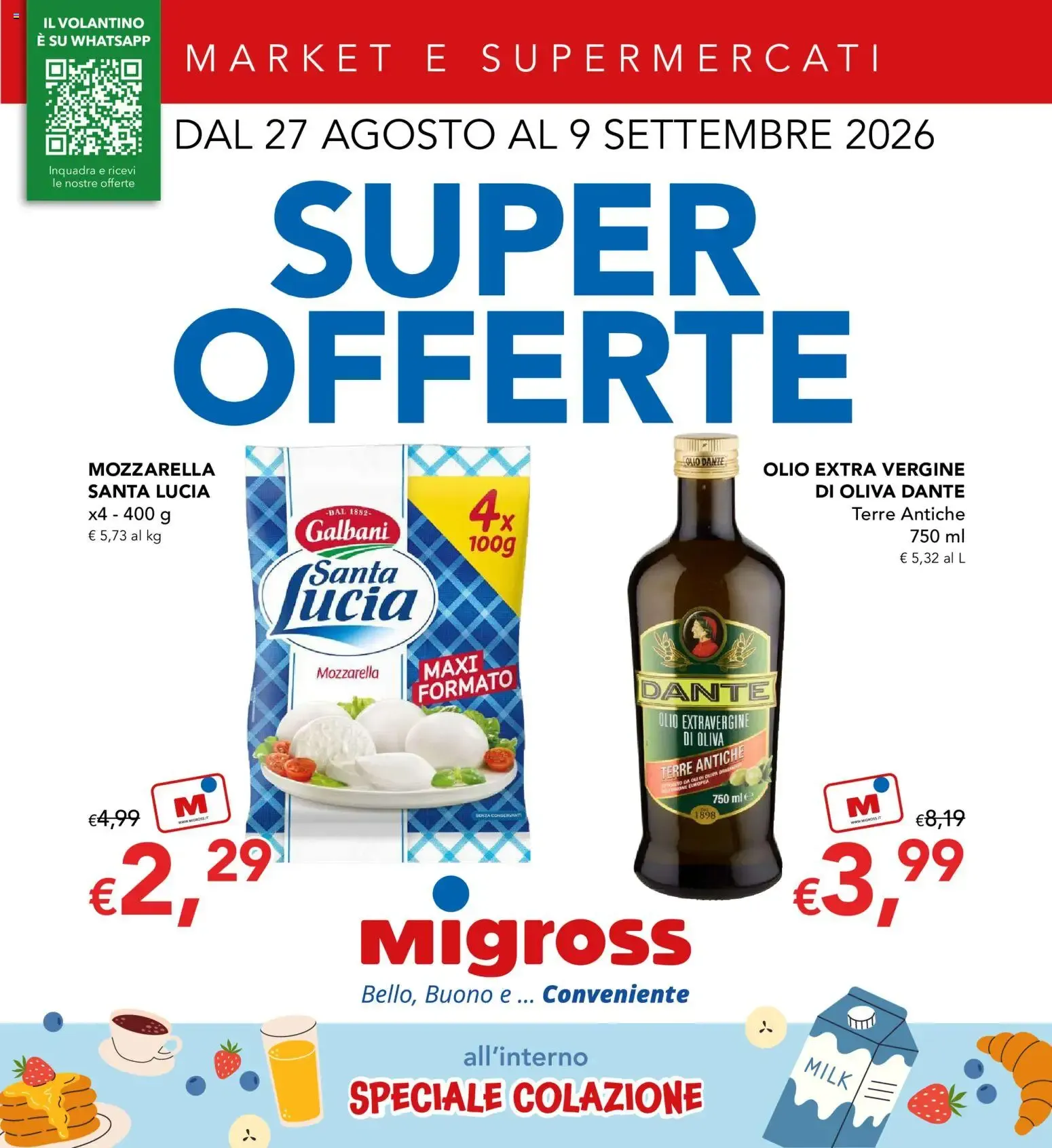 Migross volantino dal 27/08/2026 - online Offerte