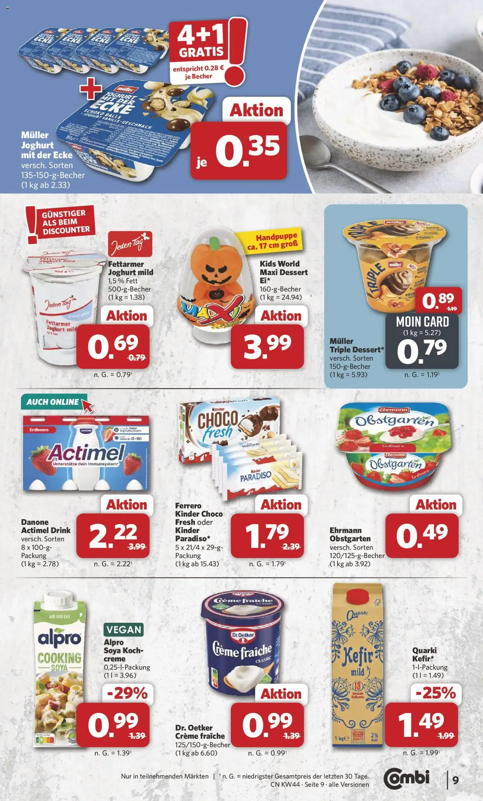 Combi Prospekt (ab 26.10.2026) zum Blättern von 26. Oktober bis 30. Oktober 2026 - Prospekt seite 9