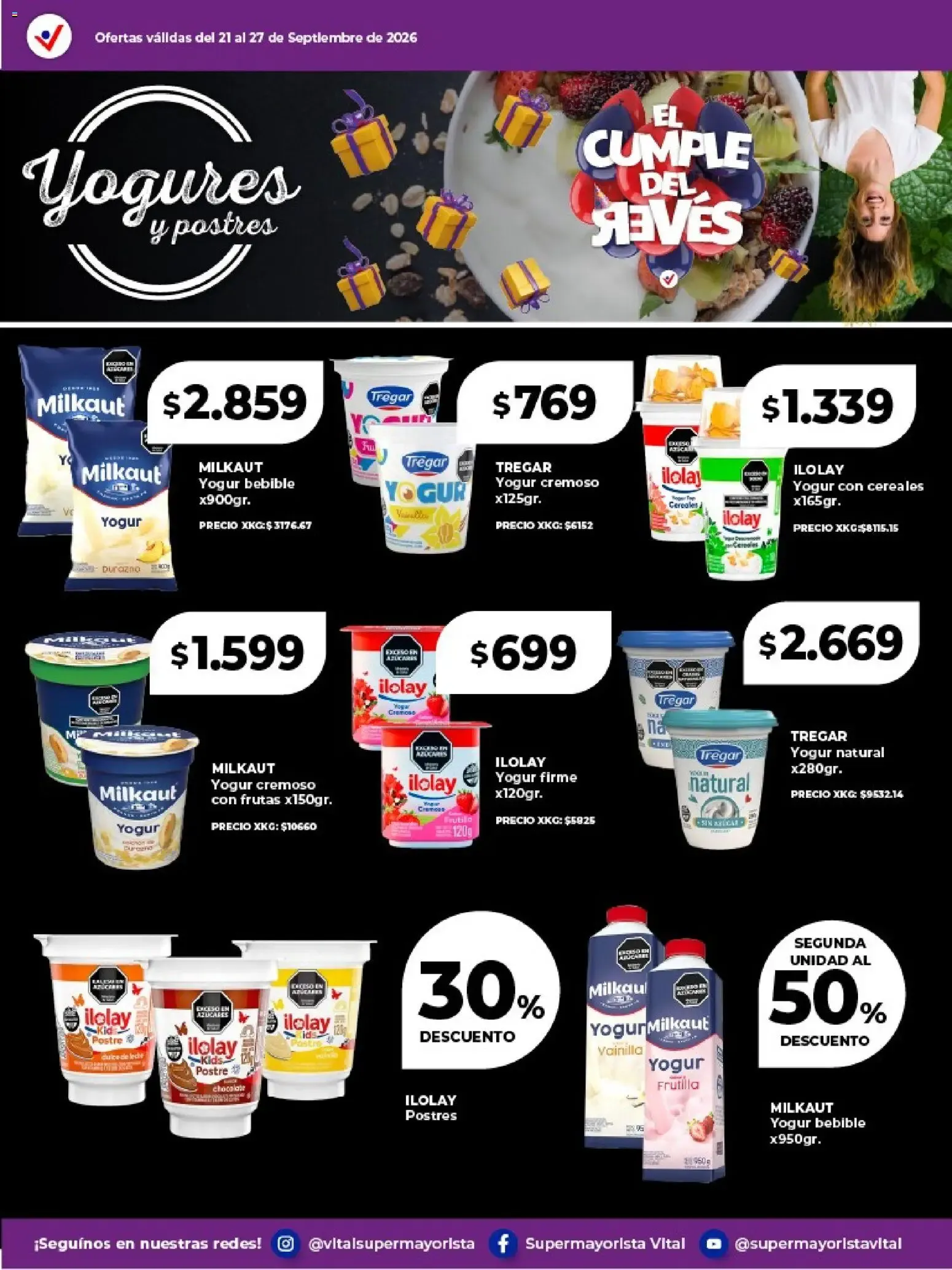 Ofertas de Vital - El Cumple del Jueves: Frescos a la Mesa 21 de septiembre al 27 de septiembre 2026 - Página 5 del catálogo