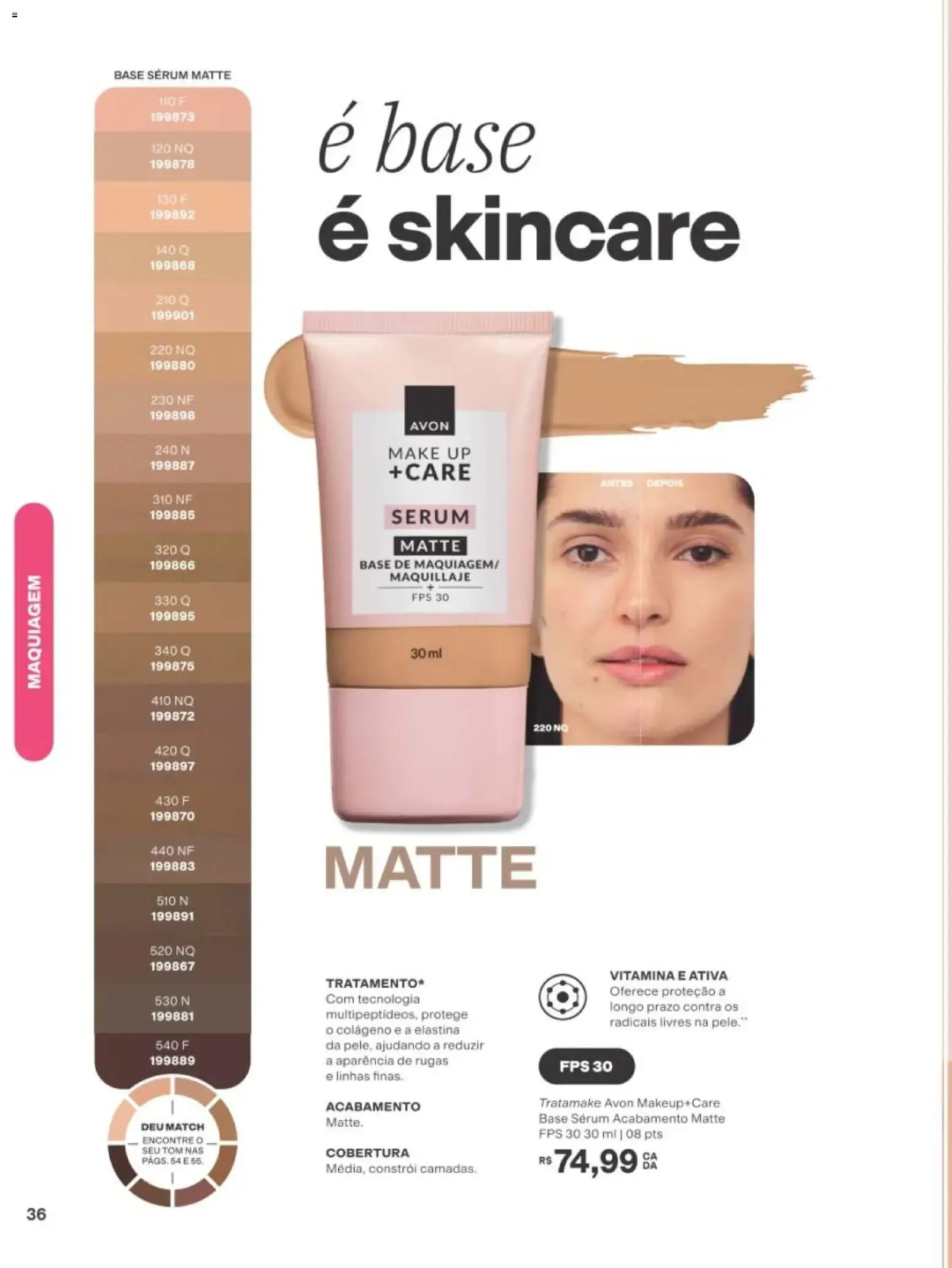 Encarte de Revista Avon folheto - Campanha 13 de 10/08/2026 | Promoção Online 10 de agosto até 31 de agosto 2026 - Pagina 36