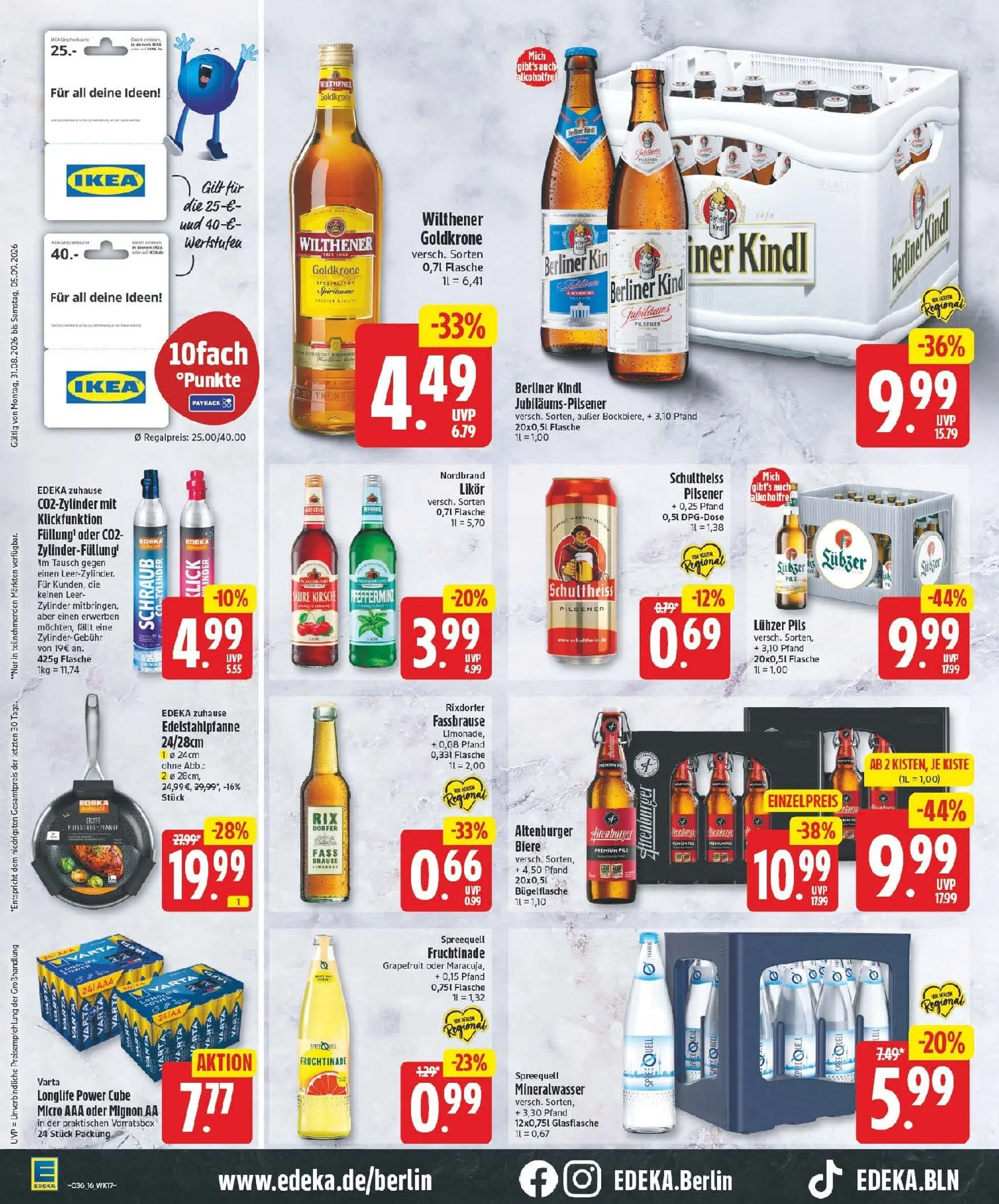 Edeka Prospekt nächste Woche – von Montag 31.08.2026 bis Samstag 05.09.2026 von 31. August bis 5. September 2026 - Prospekt seite 18
