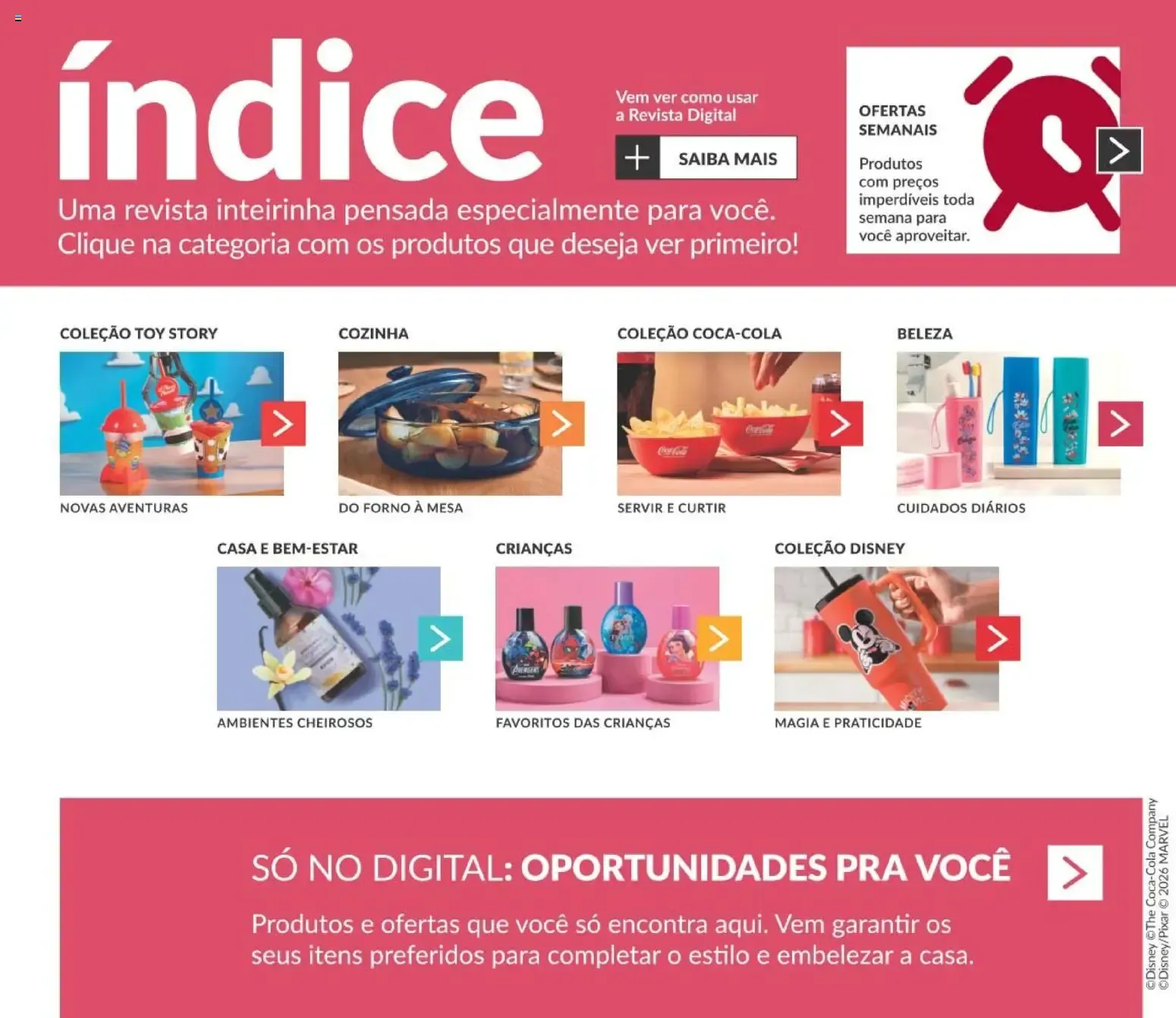 Encarte de CASA & ESTILO CICLO 11 / 2026: LANÇAMENTOS TOY STORY 29 de junho até 20 de julho 2026 - Pagina 2