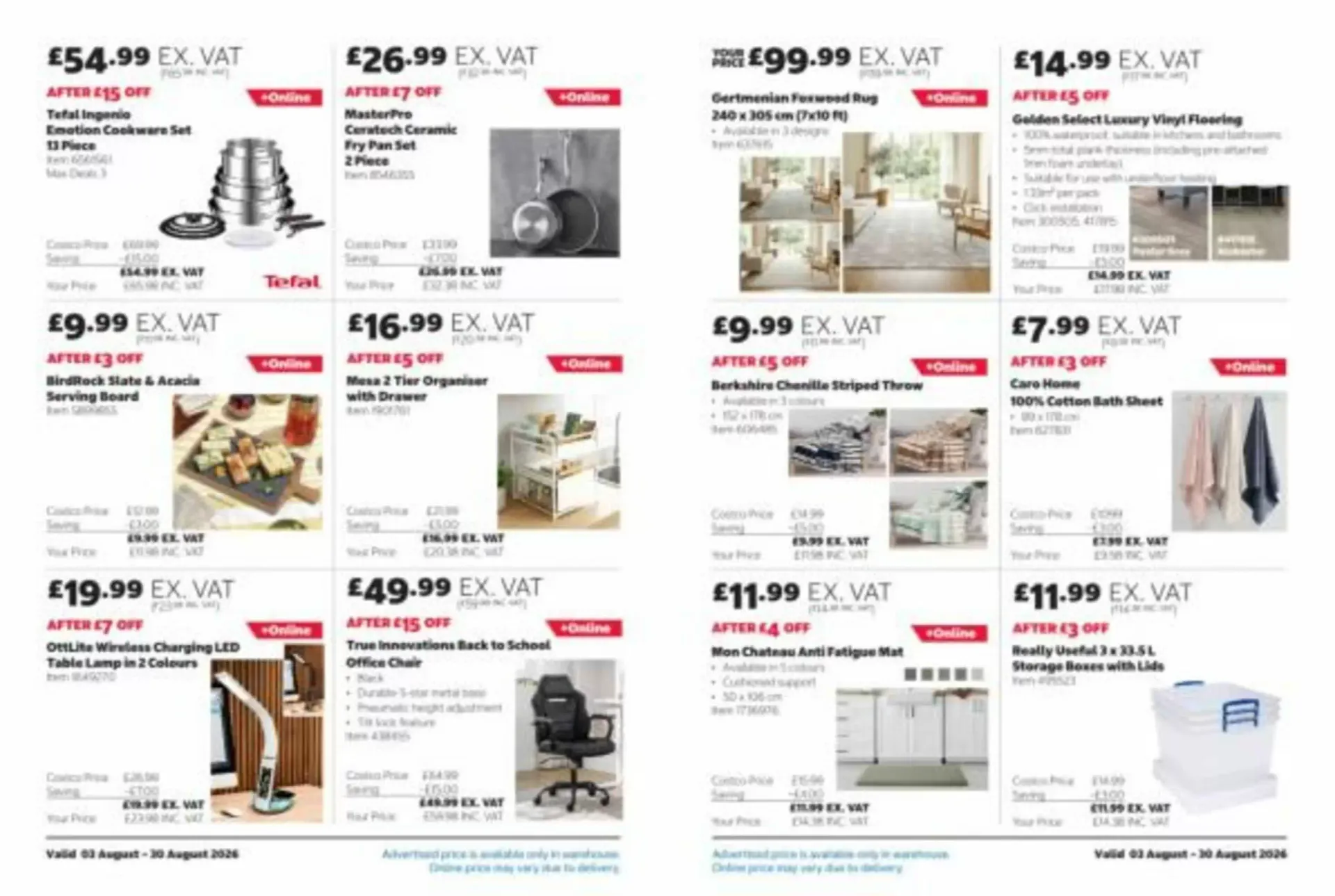 Costco leaflet from 3 August to 30 August 2026 - Catalogue Page 3