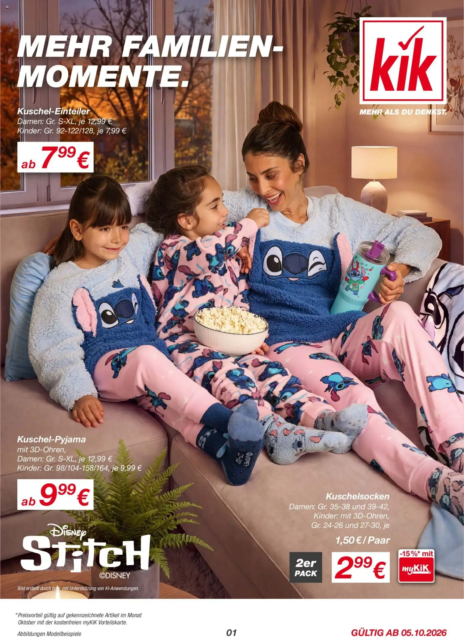 MEHR FAMILIEN- MOMENTE. von 5. Oktober bis 2. November 2026 - Prospekt seite 1