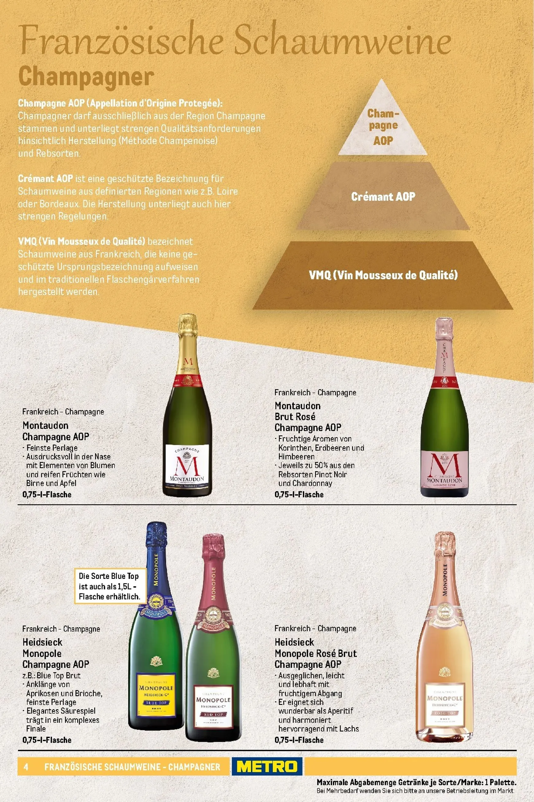 Sortimentskatalog Wein und Sekt für die perfekte Weinkarte von 1. November bis 30. September 2026 - Prospekt seite 4