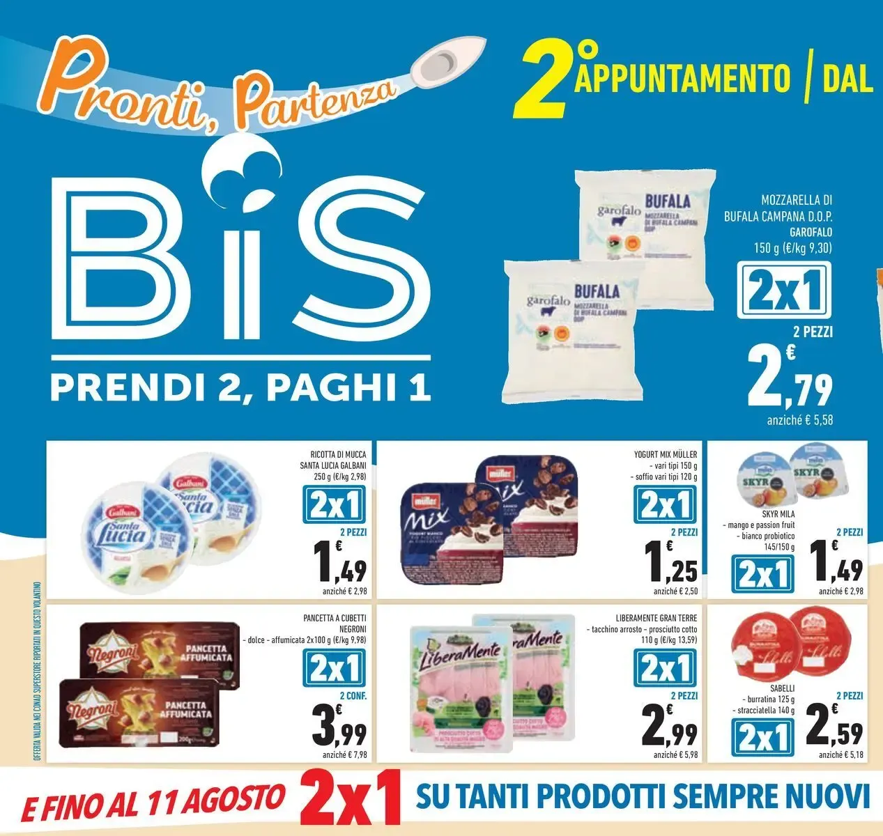 Conad Superstore: Pronti, Partenza Bis - Prendi 2, Paghi 1 da 15 luglio a 28 luglio di 2026 - Pagina del volantino 4