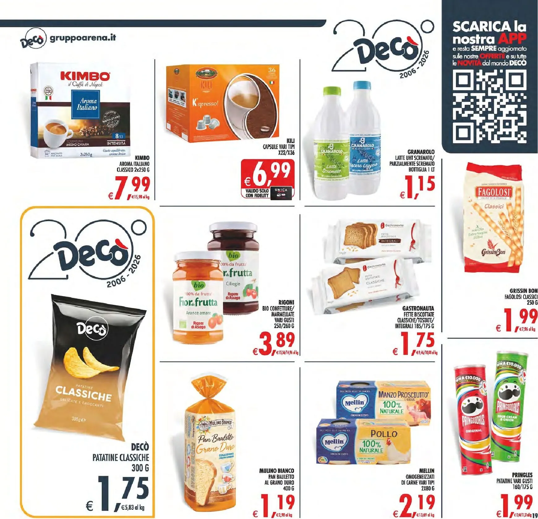 Volantino attuale di Decò - Supermercati/Maxistore/Local Lipari valido dal martedì 09/06/2026 al giovedì 18/06/2026 da 9 giugno a 18 giugno di 2026 - Pagina del volantino 19