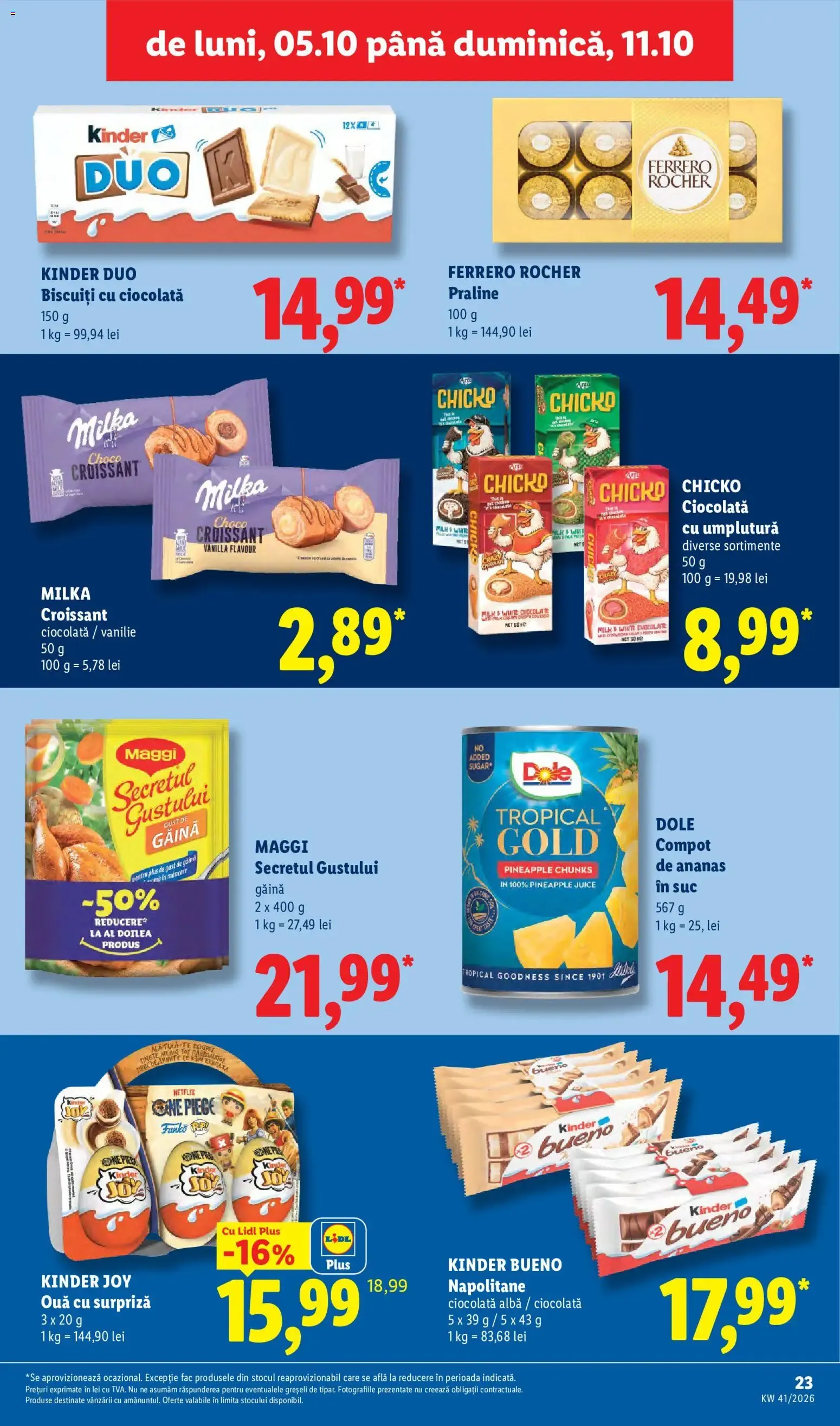 Catalog Catalog LIDL 05.10.2026 - Oferta și Revista online de la 5 octombrie până la 11 octombrie 2026 - Revista Pagina 23