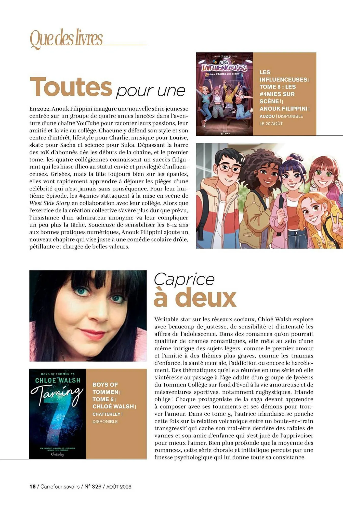 Carrefour SAVOIRS du 3 août au 31 août 2026 - Catalogue page 16