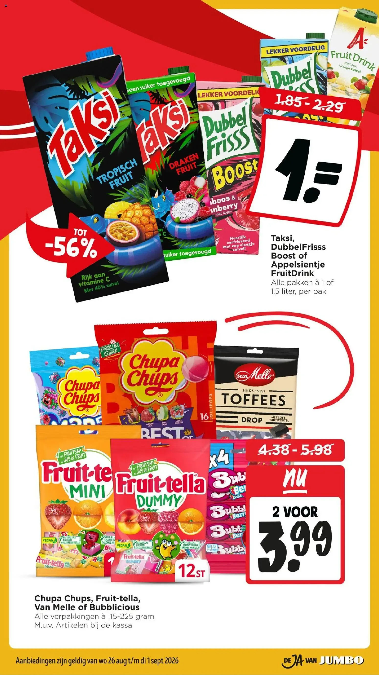 Jumbo: Prijzenstorm - Aanbiedingen die zo de winkel uitvliegen van 26 augustus tot 1 september 2026 - Folder pagina 18