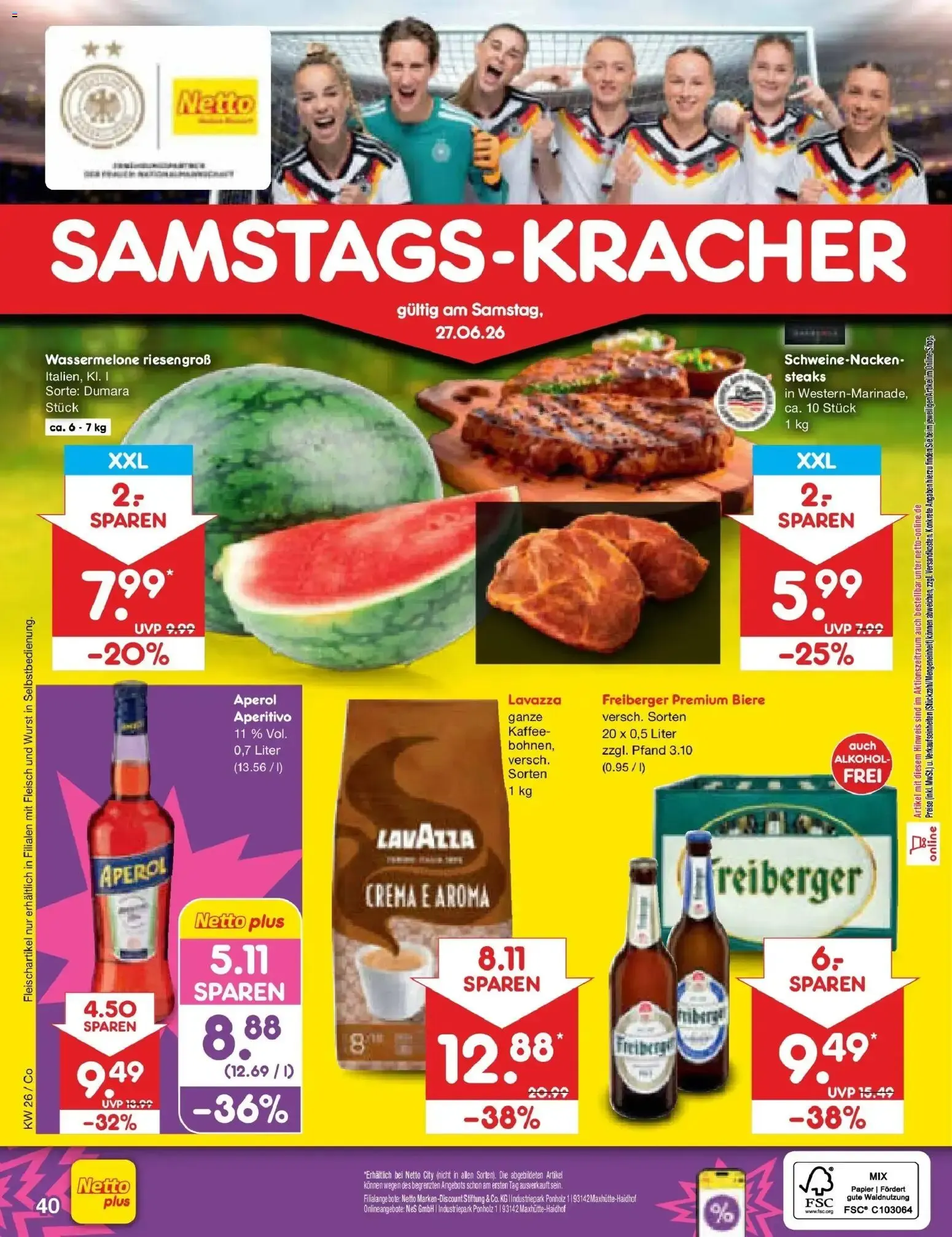 Netto Marken-Discount Prospekt Bitterfeld-Wolfen (ab 22.06.2026) » Angebote von 22. Juni bis 27. Juni 2026 - Prospekt seite 52