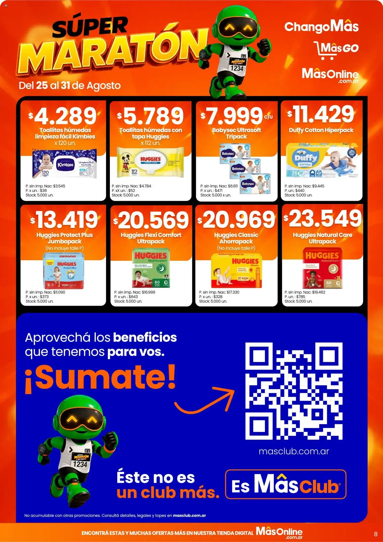 Ofertas de Changomas ofertas || del 25/08/2026 - 31/08/2026 || Catálogo 25 de agosto al 31 de agosto 2026 - Página 8 del catálogo