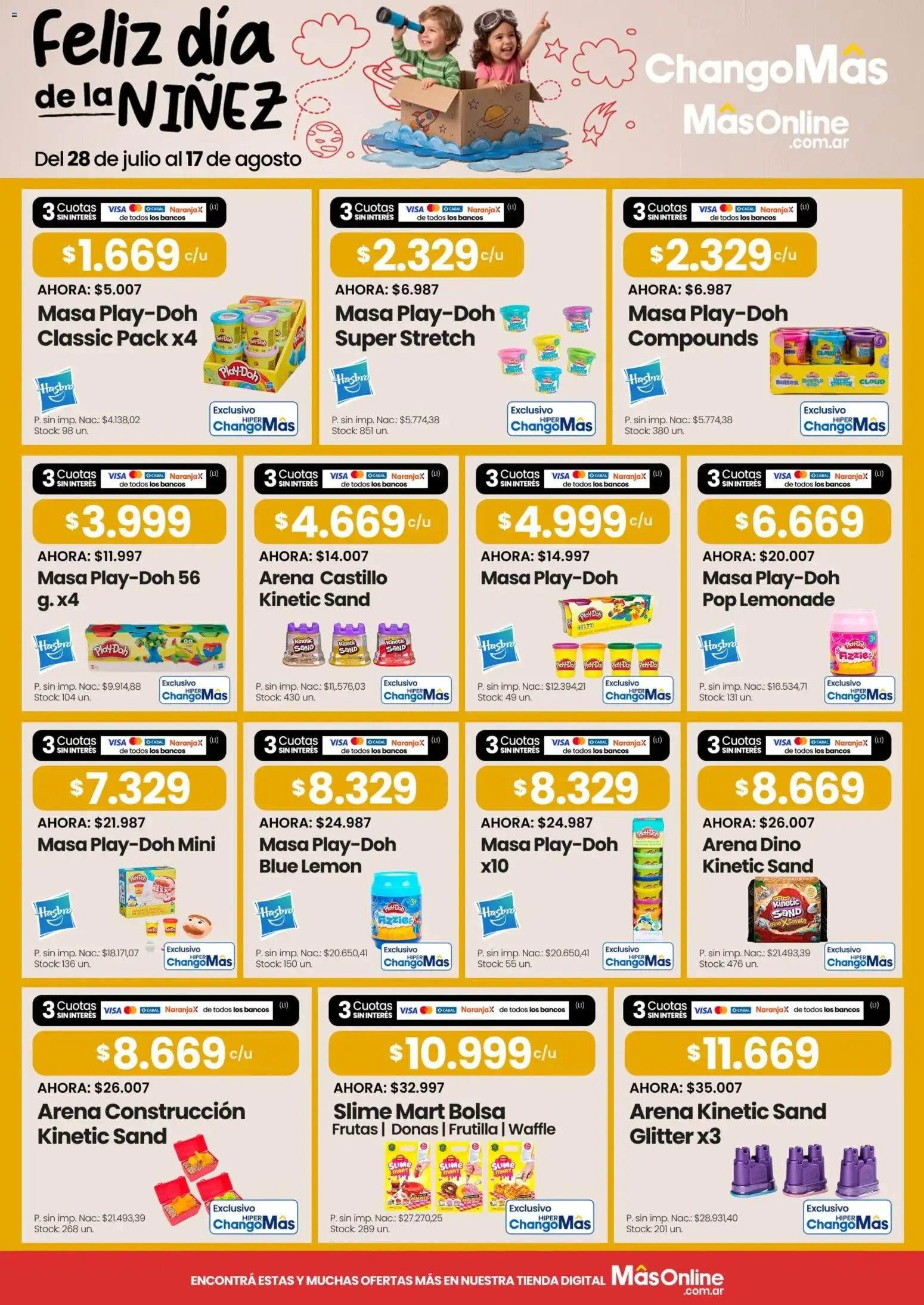 Ofertas de Changomas Feliz dia de la Niňez || del 28/07/2026 - 17/08/2026 || Catálogo 28 de julio al 17 de agosto 2026 - Página 10 del catálogo