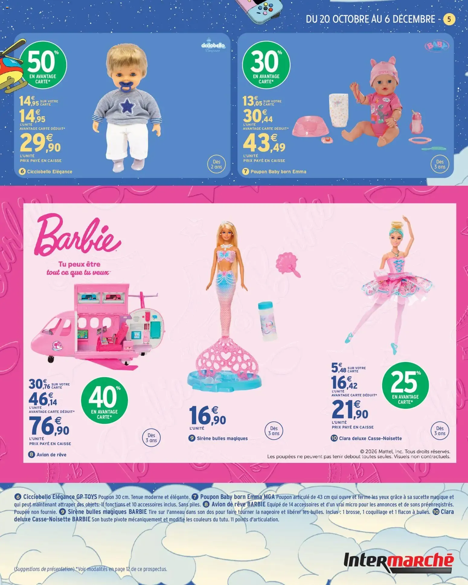 Intermarché - Découvrez les jouets de Noël à partir du 20/10/2026 - promo en ligne du 20 octobre au 6 décembre 2026 - Catalogue page 5