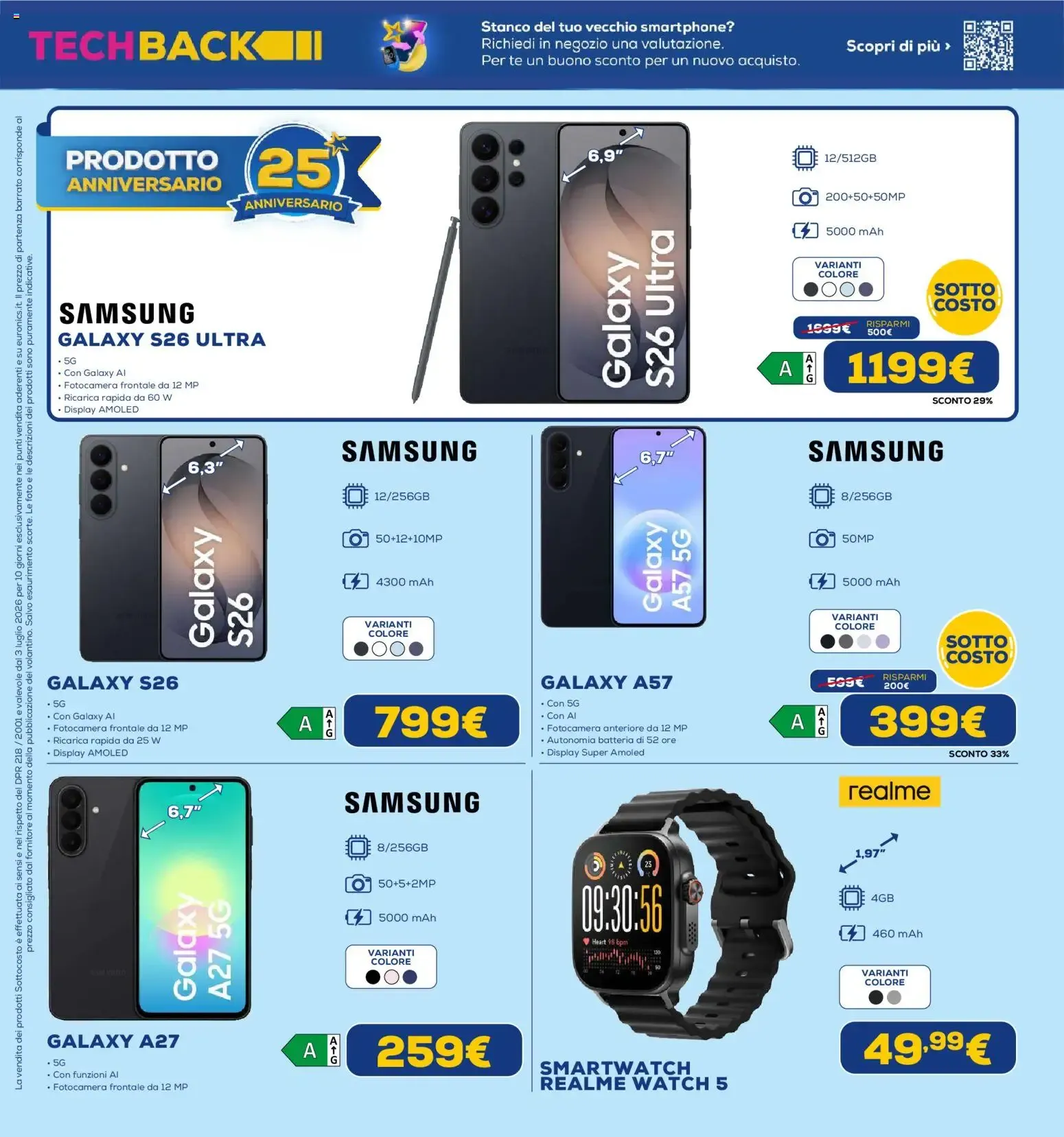 Euronics SOTTO COSTO - Dal 3 al 12 Luglio da 3 luglio a 12 luglio di 2026 - Pagina del volantino 4