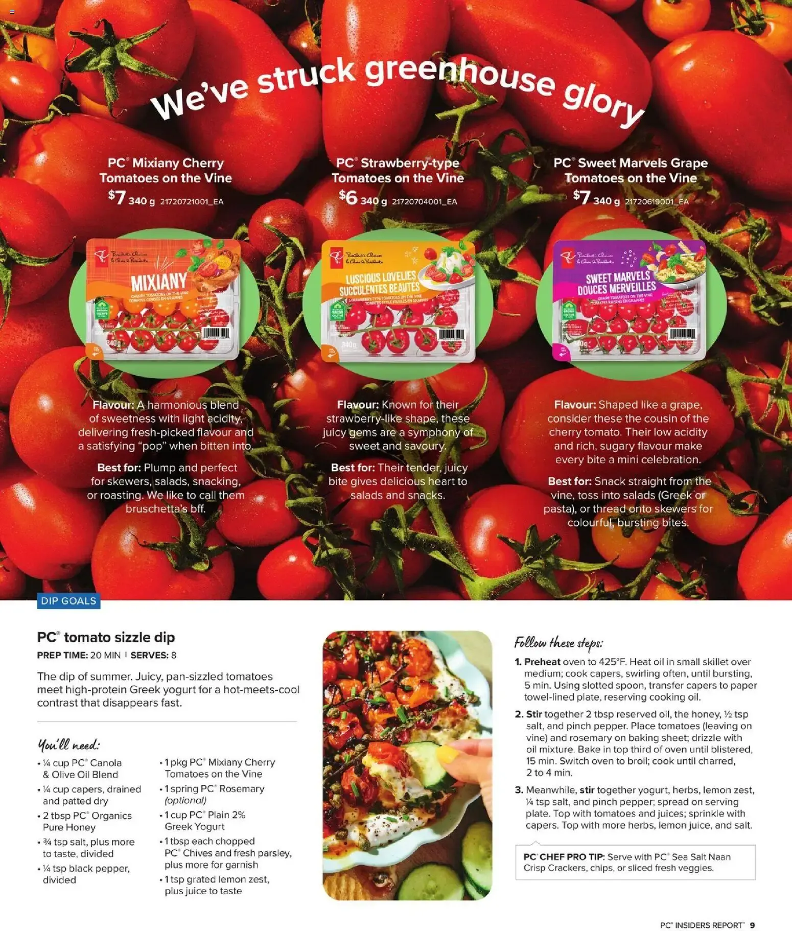 President's Choice Insiders Report Summer 2026 from May 14 to July 8 2026 - flyer page 9