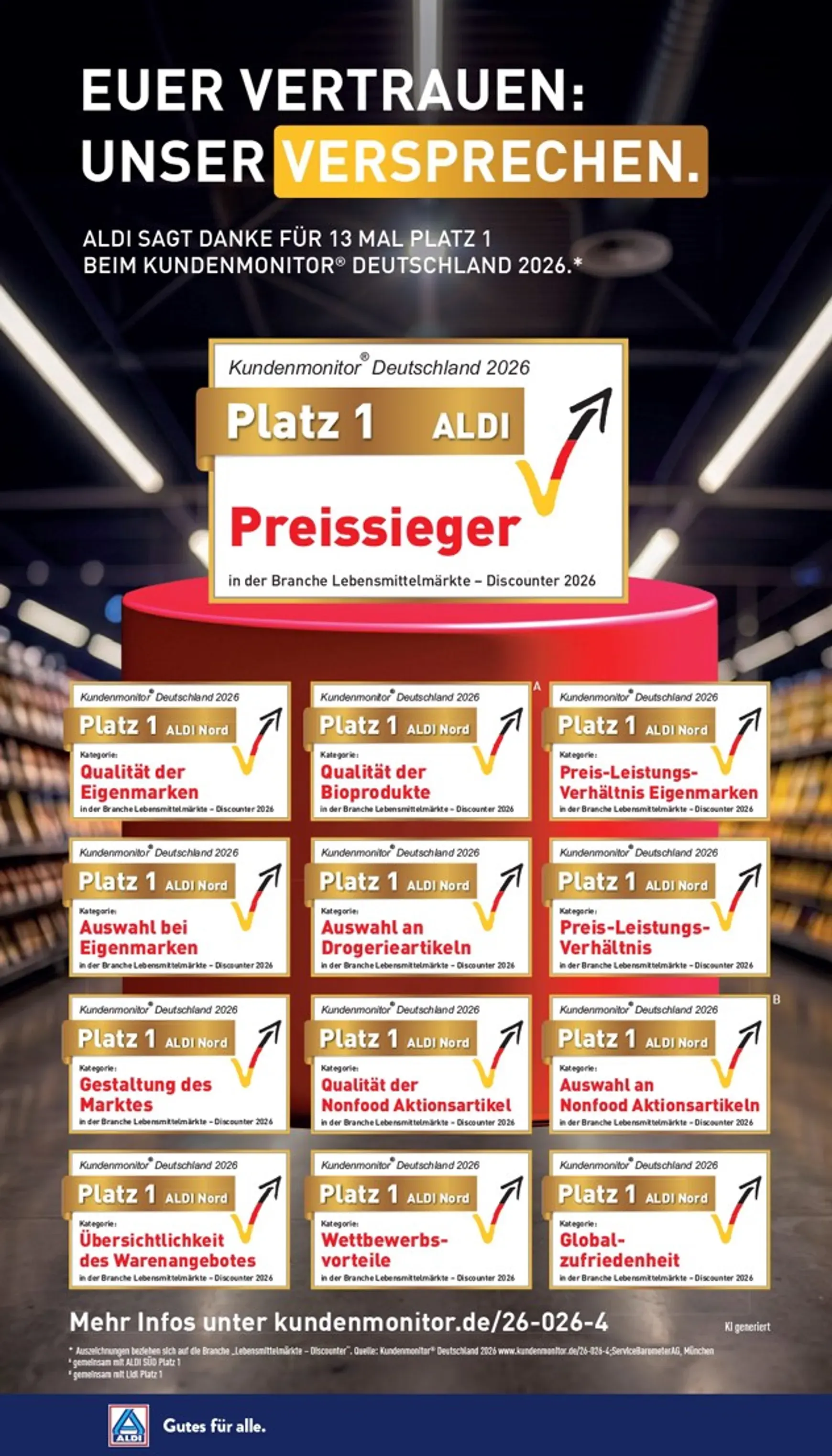 ALDI: Gutes für alle. Zum ALDI Preis. von 19. Oktober bis 24. Oktober 2026 - Prospekt seite 38