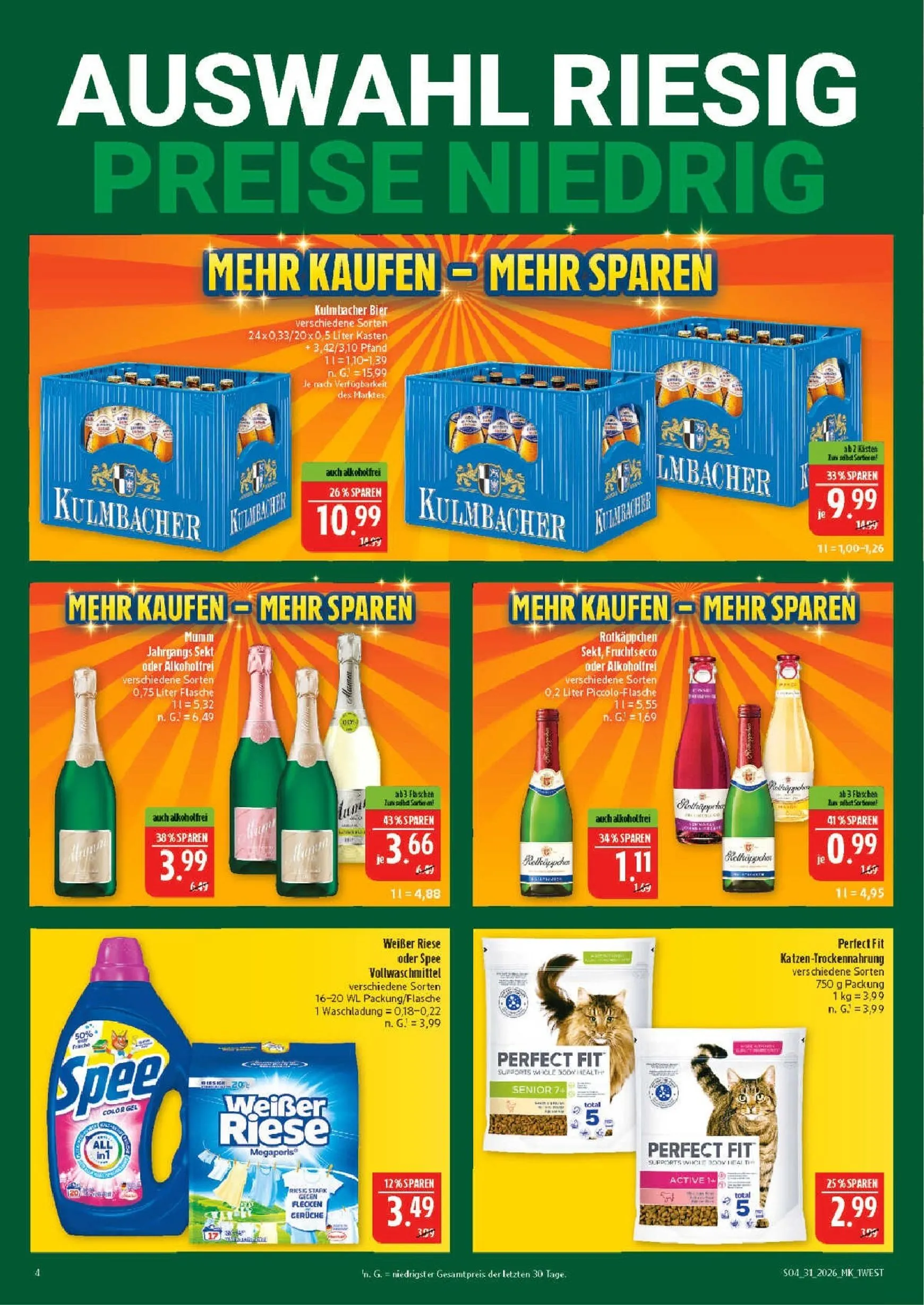 Marktkauf Prospekt nächste Woche – von Montag 27.07.2026 bis Samstag 01.08.2026 von 27. Juli bis 1. August 2026 - Prospekt seite 4